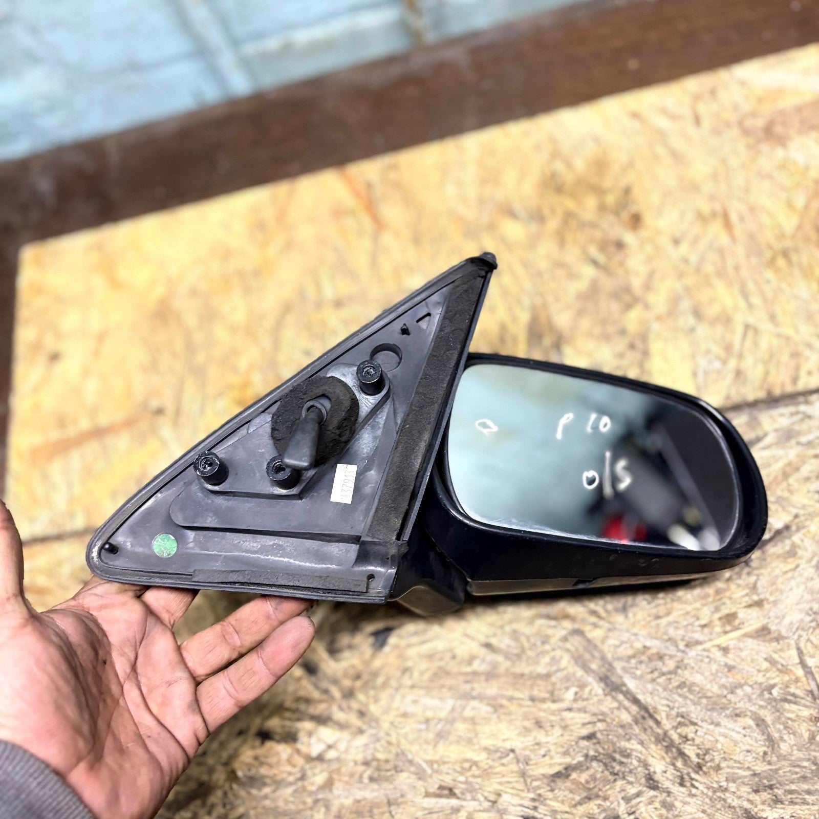 Nissan Primera P10 1990-1996 Right Wing Door Mirror Manual Adjust 019342 Drivers