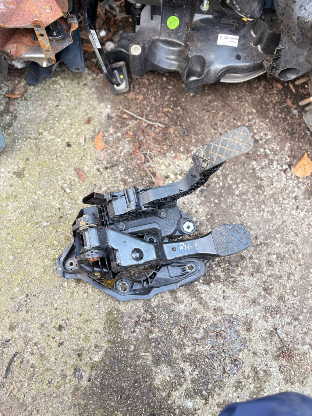 VW Polo 6C 2014-2017 Manual Brake and Accelerator Pedal Assembly 6C2721058F