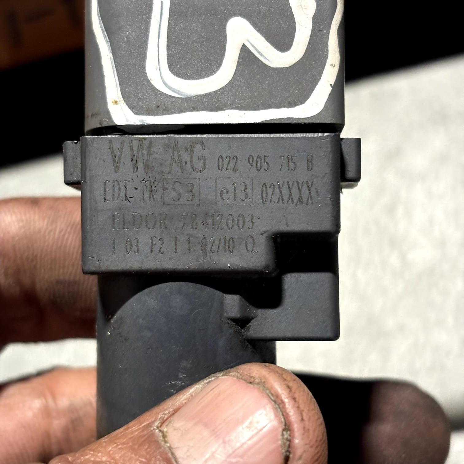 Porsche Cayenne 955 3.2 VR6 Ignition Coil 2003-2006 022905715B 95560210105