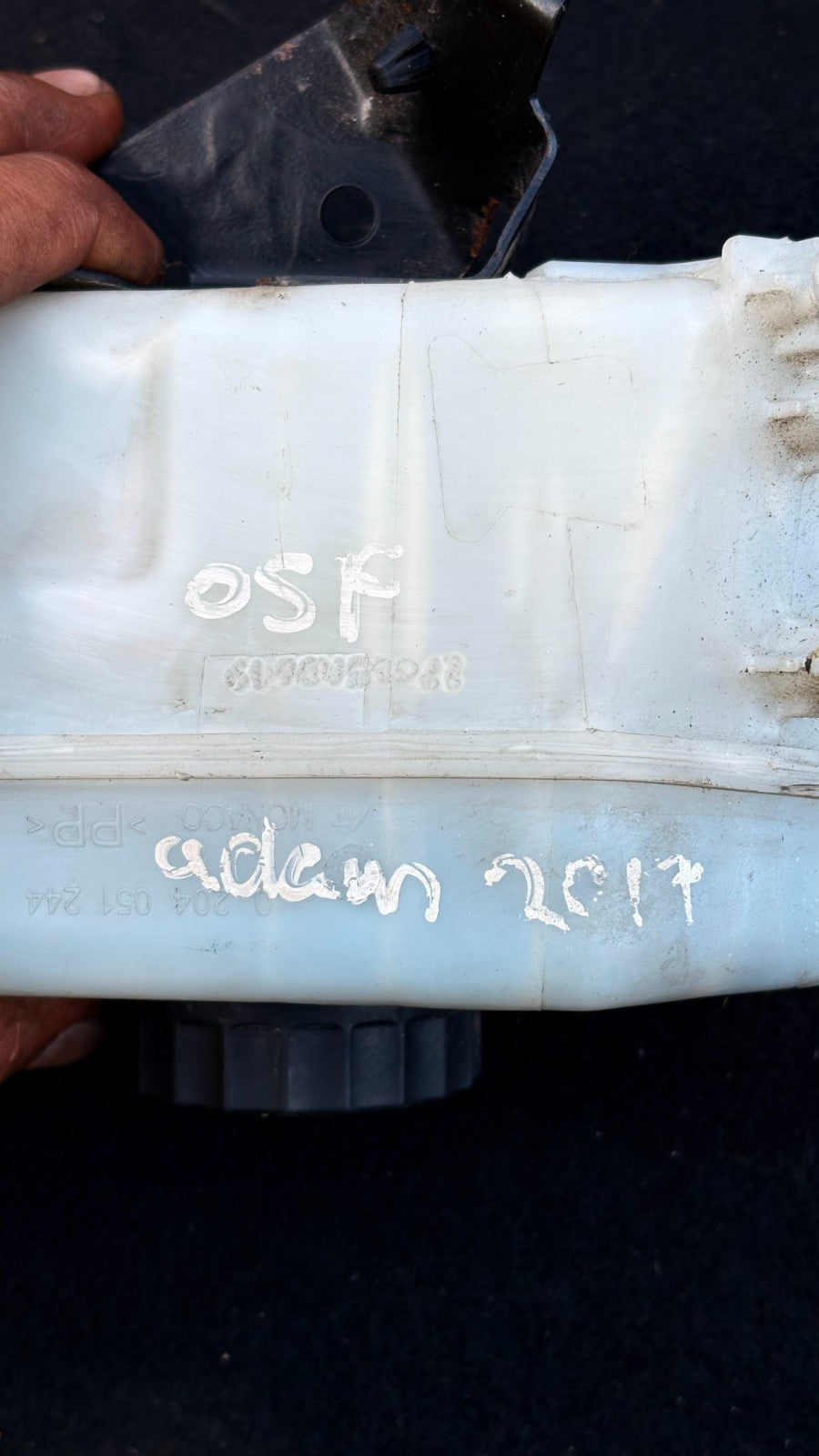 Vauxhall Adam 2017 Petrol Brake Fluid Reservoir Tank 0204051244