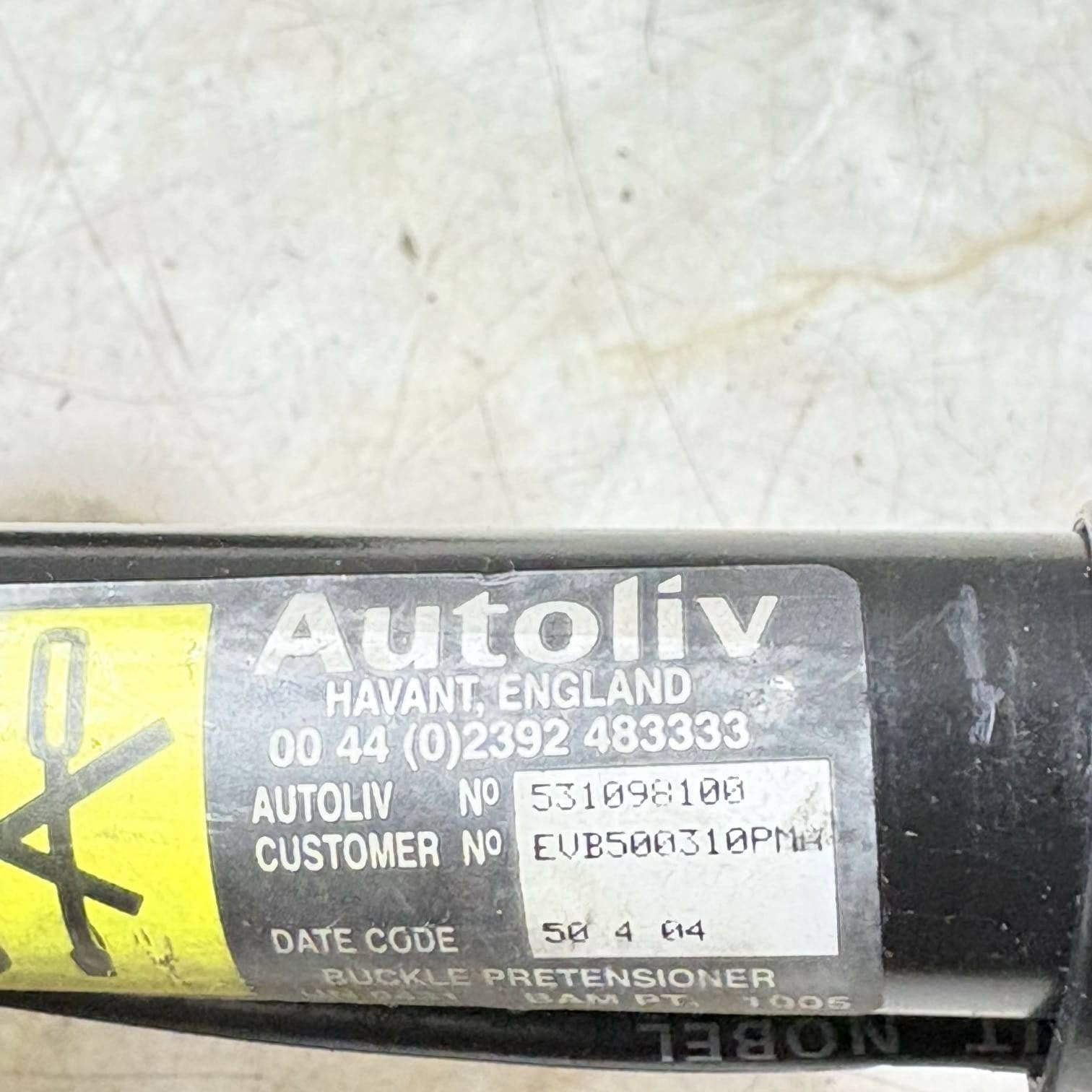 autoliv Freelander 1 Driver Front Belt Pre-Tensioner 01 EVB104790LNF 2004