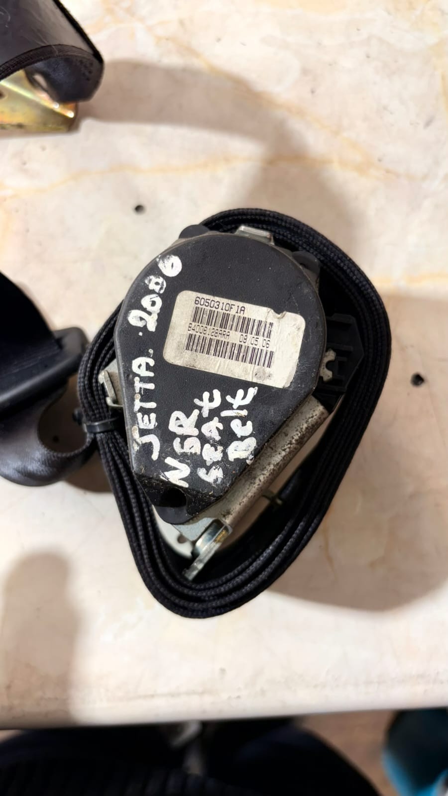 Volkswagen Jetta V Rear Left Seat Belt 6050310F1A-2006