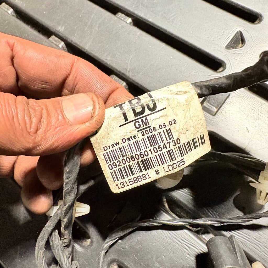 VAUXHALL ZAFIRA B 2005-2014 REAR RIGHT DOOR WIRING LOOM HARNESS 13158681