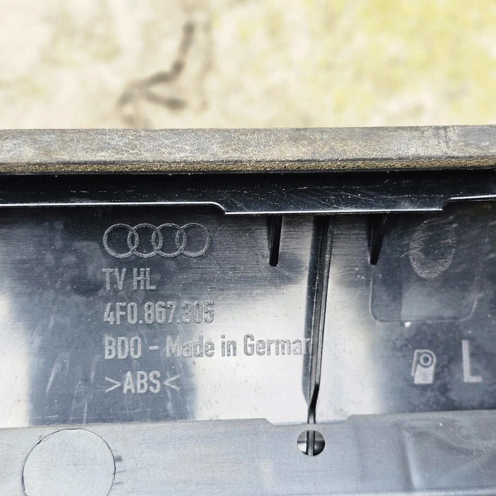 Audi A6 C6 Left Passenger Nearside Rear Door Card Panel 4f0867305n 2004-2012