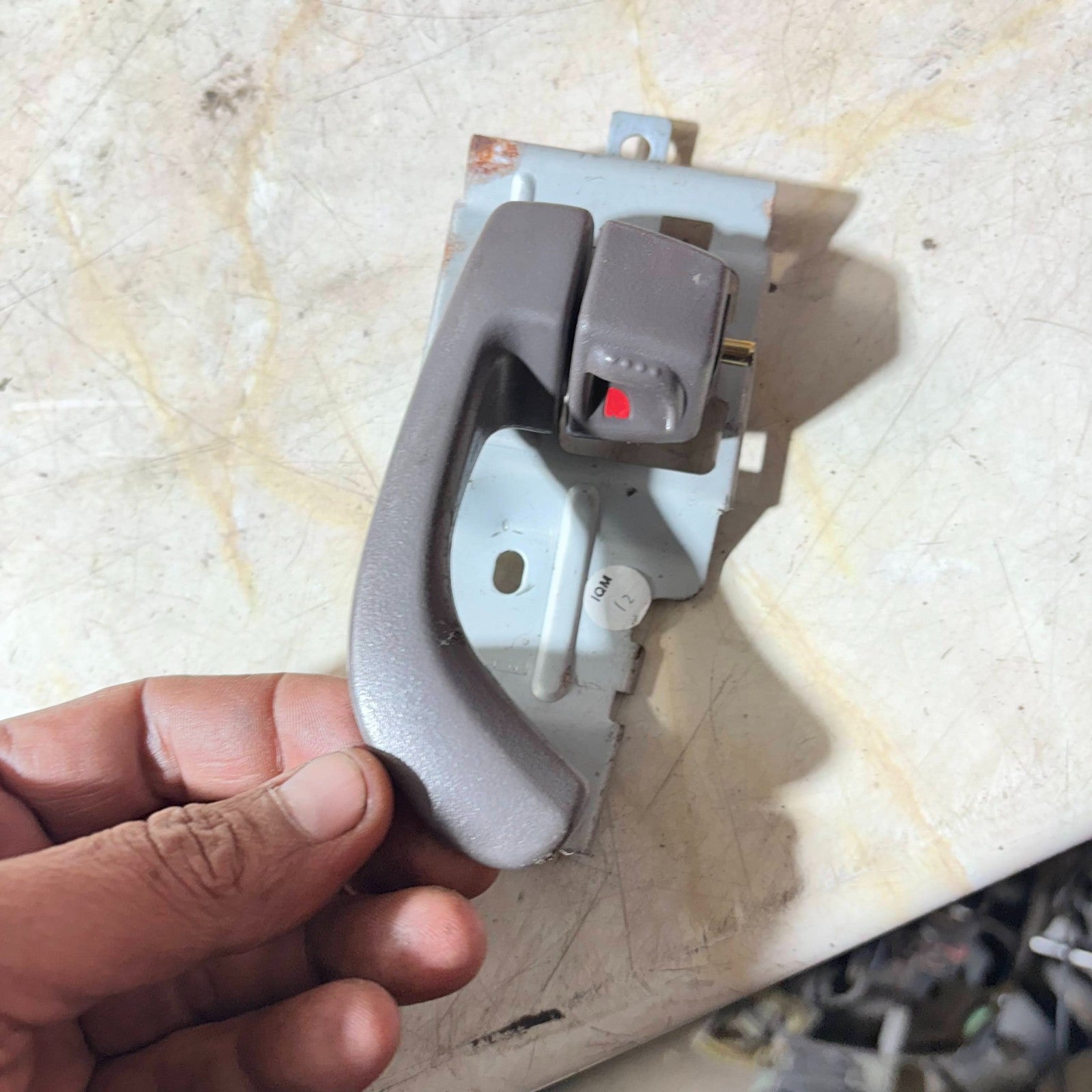2009 Proton Waja Rear Left Interior Door Handle NSR Grey 4 Door Saloon
