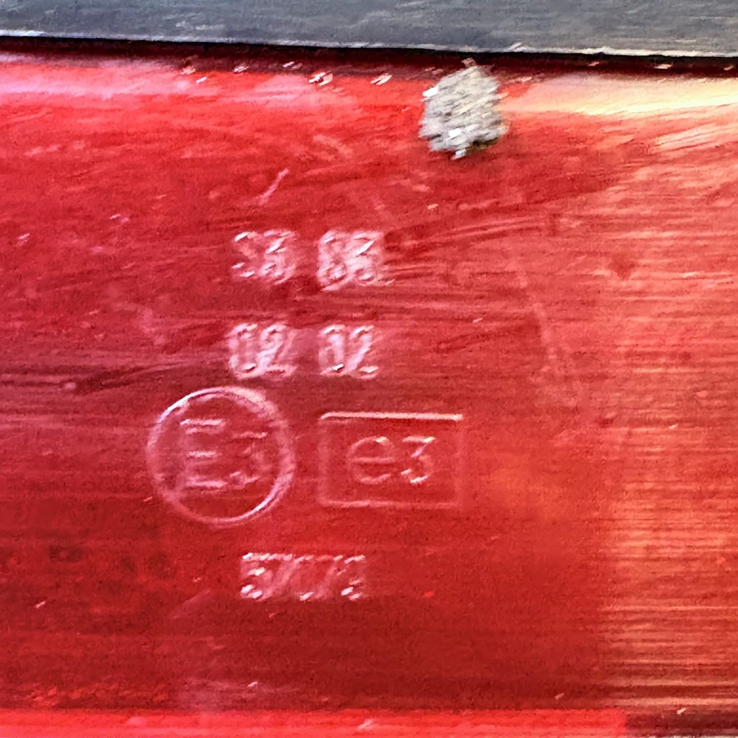 FIAT PUNTO REAR HIGH LEVEL BRAKE LIGHT 0331000 A350