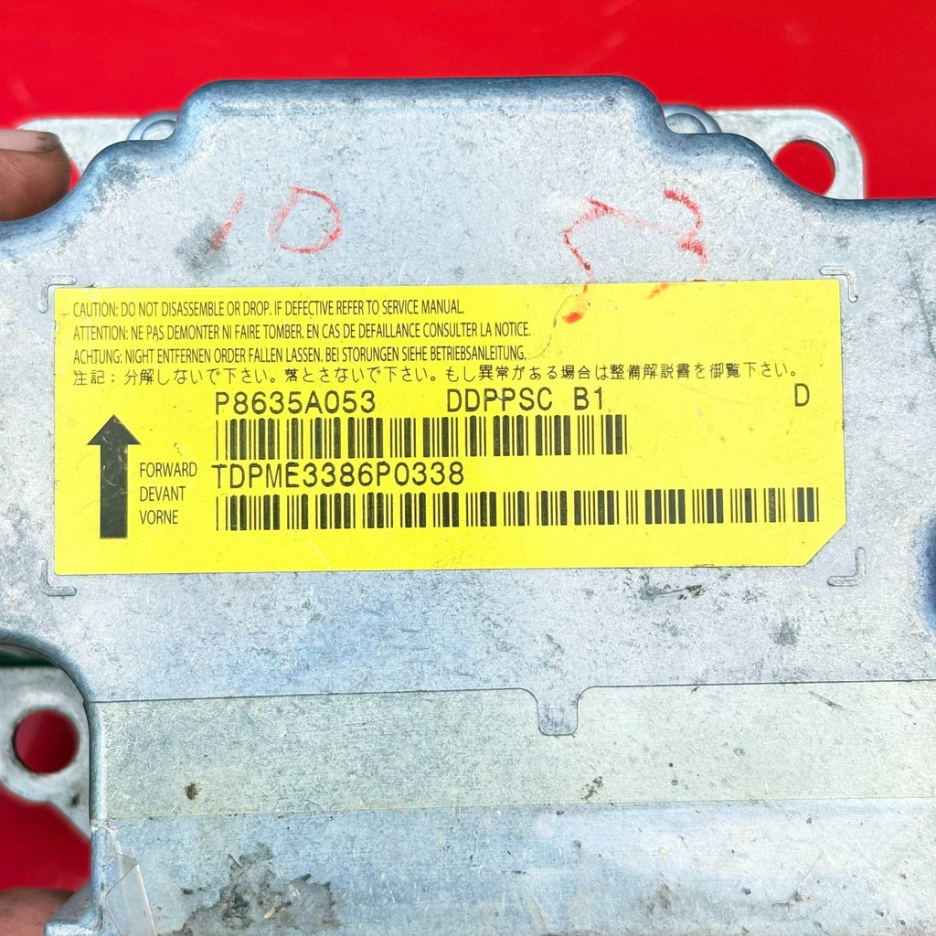 MITSUBISHI OUTLANDER MK2 2007 AiRBAG CONTROL MODULE ECU P8635A053