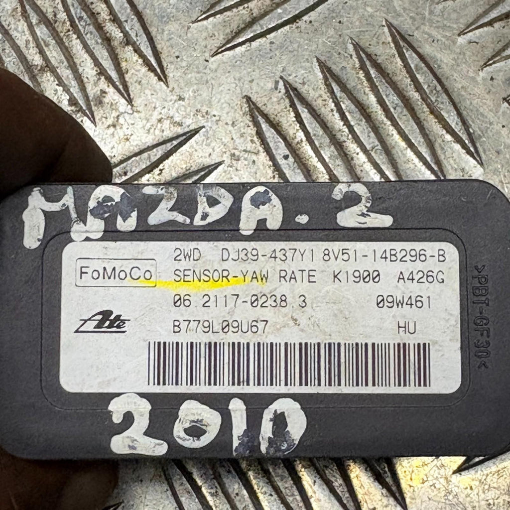 Mazda 2 2010 8v5114b296b dj39-437y1 8v51-14b296-b Accelerator Yaw Rate Sensor