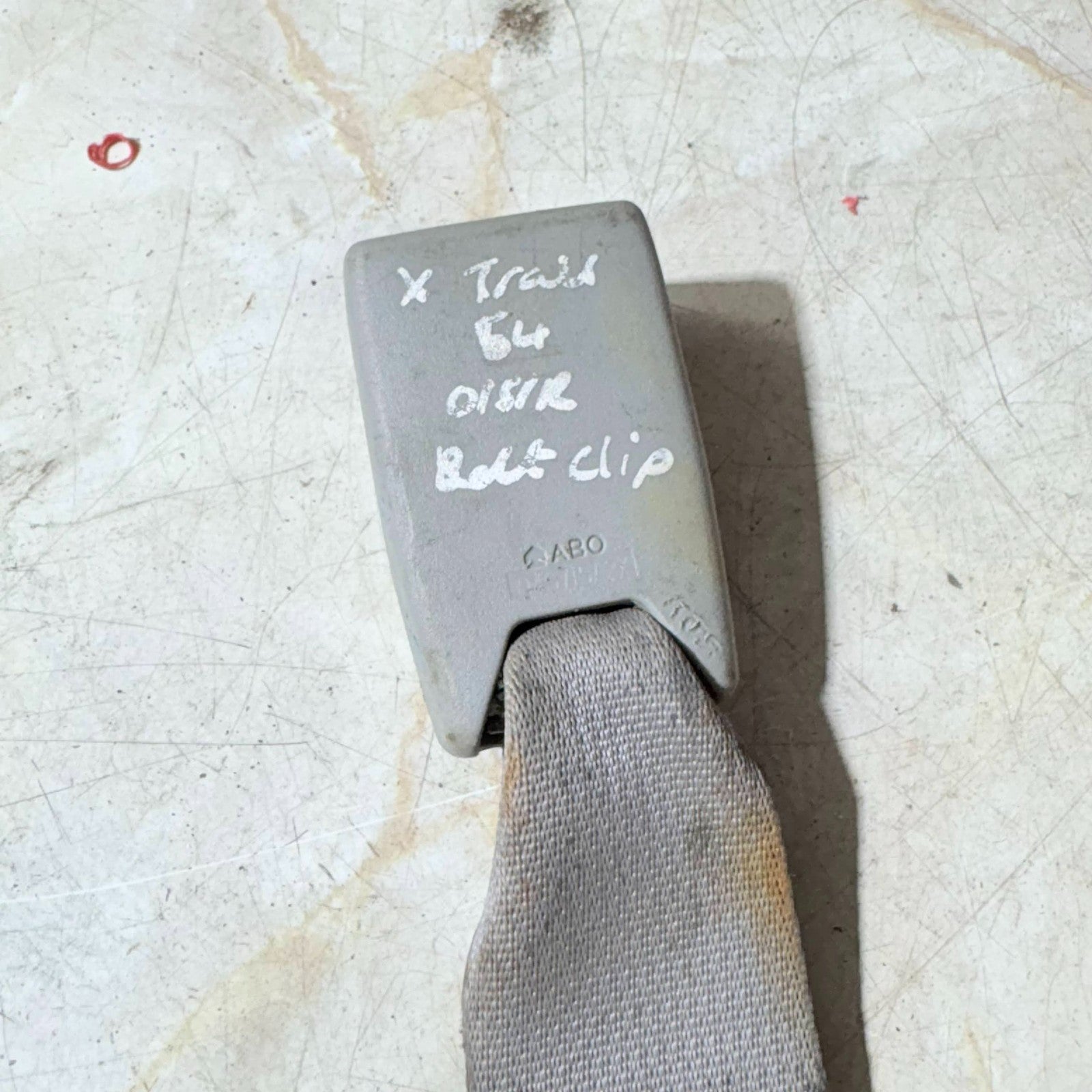 NISSAN X-TRAIL SEAT BELT BUCKLE REAR RIGHT DRIVER SIDE