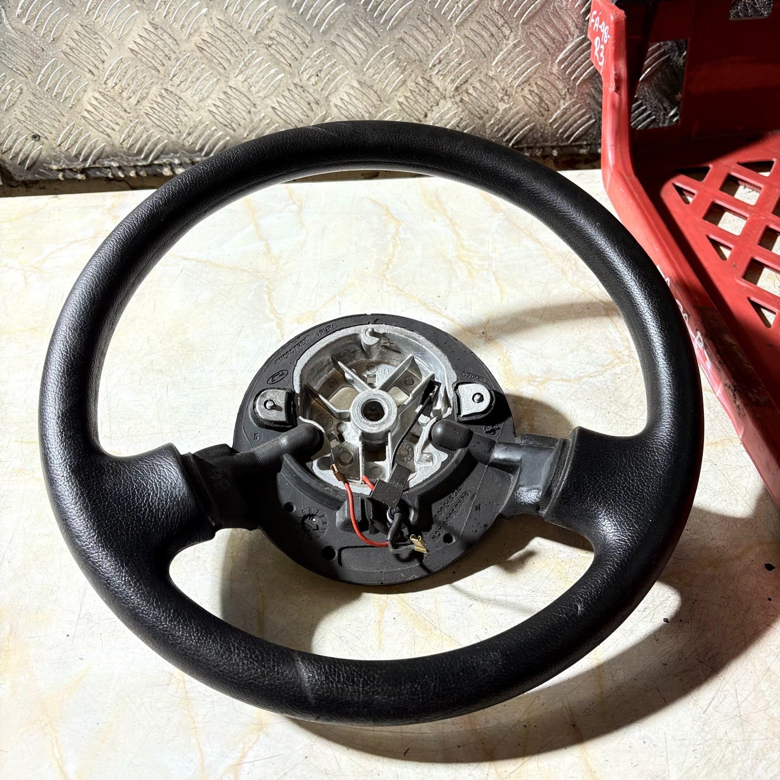 Ford Ka Mk1 11/1996-10/2008 Steering Wheel 2 Spoke Black 98KB-3600-ACW