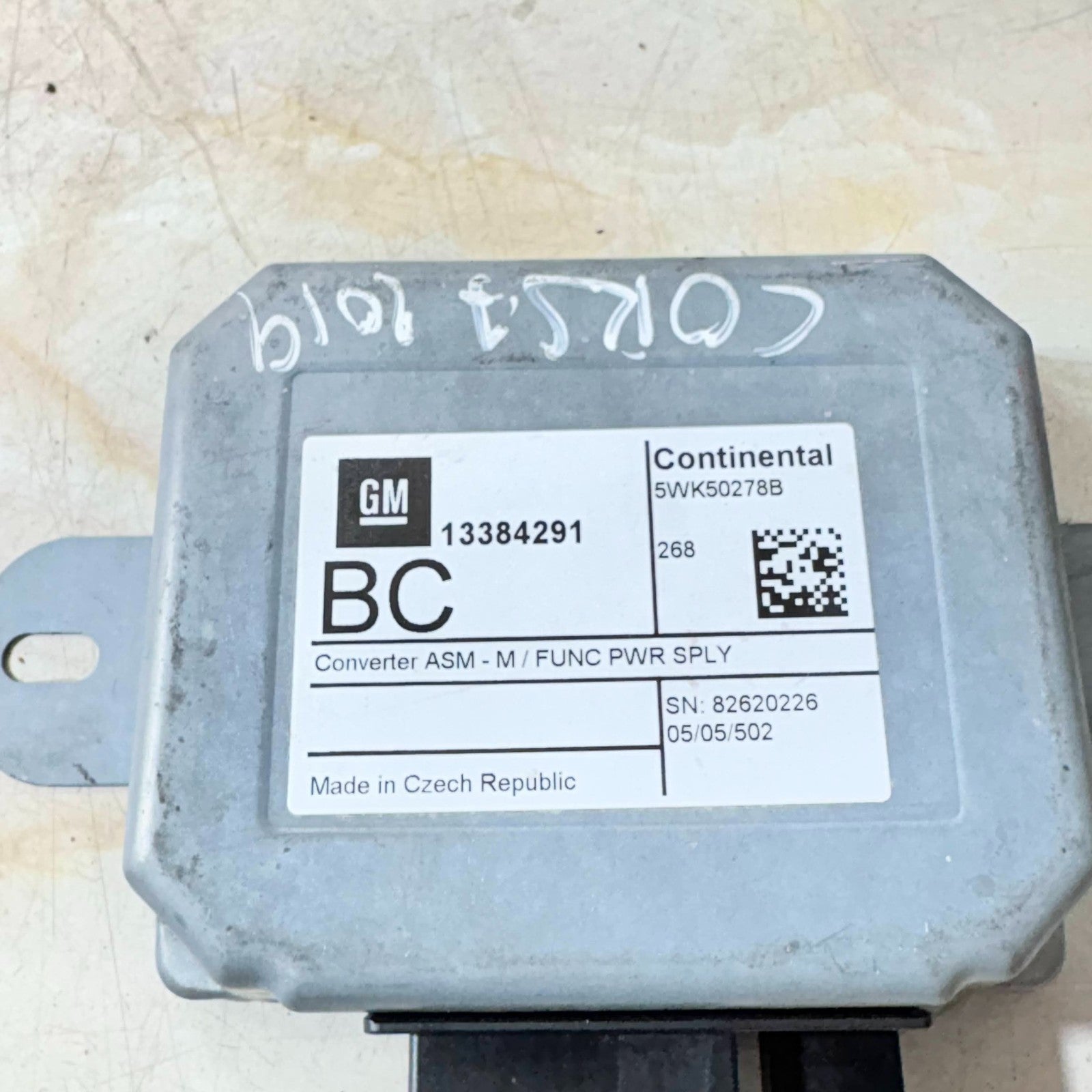 Vauxhall 13384291 5WK50278B Start Stop Converter Corsa D 07-14 Corsa E 15-19