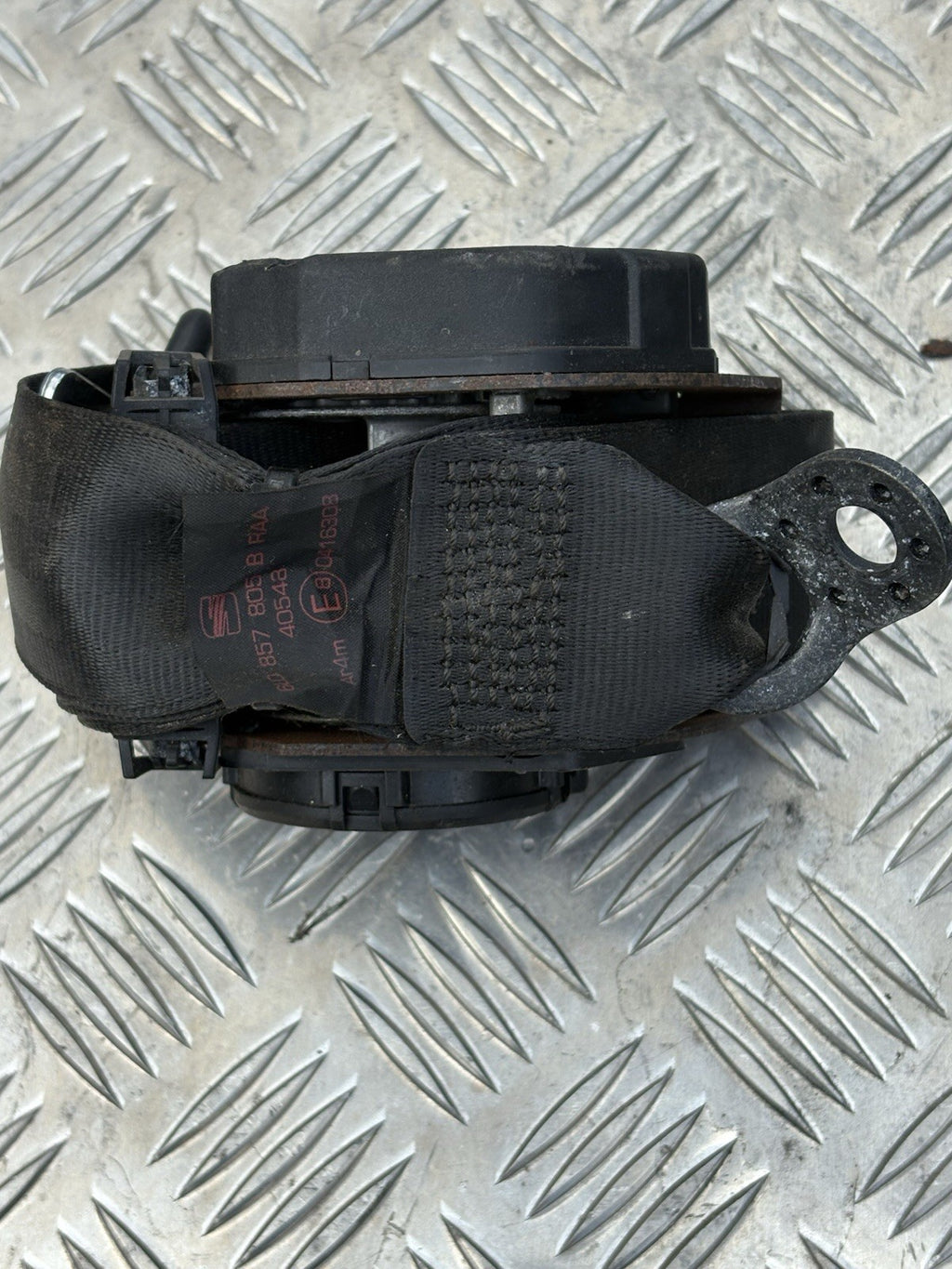 Seat Ibiza Left Passenger Nearside Rear Seat Belt 6l0857805b Mk3 2002-2009U
