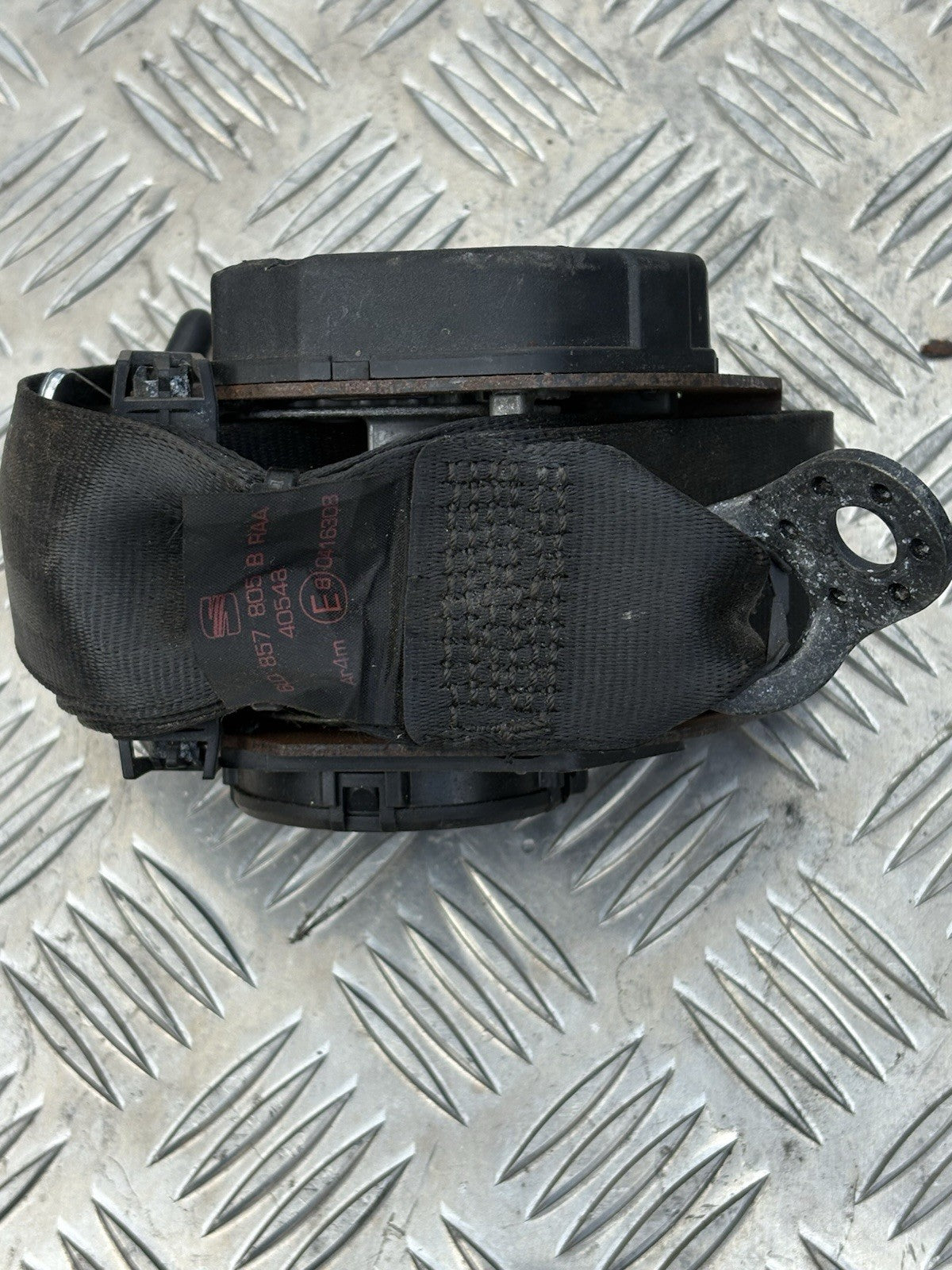 Seat Ibiza Left Passenger Nearside Rear Seat Belt 6l0857805b Mk3 2002-2009U