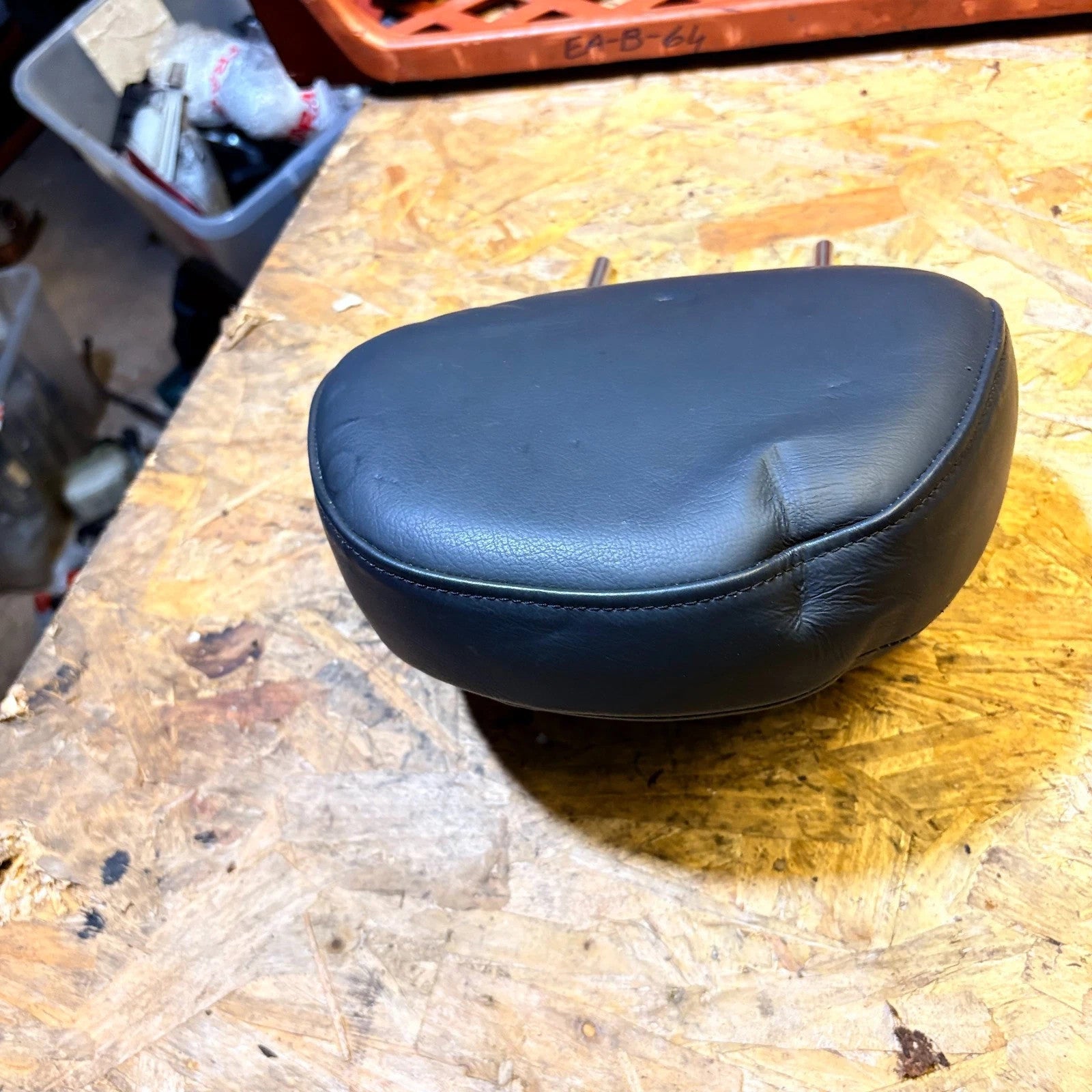 Mini Cooper S R52 Driver Side Offside RHD Front Headrest Leather 2004-2008