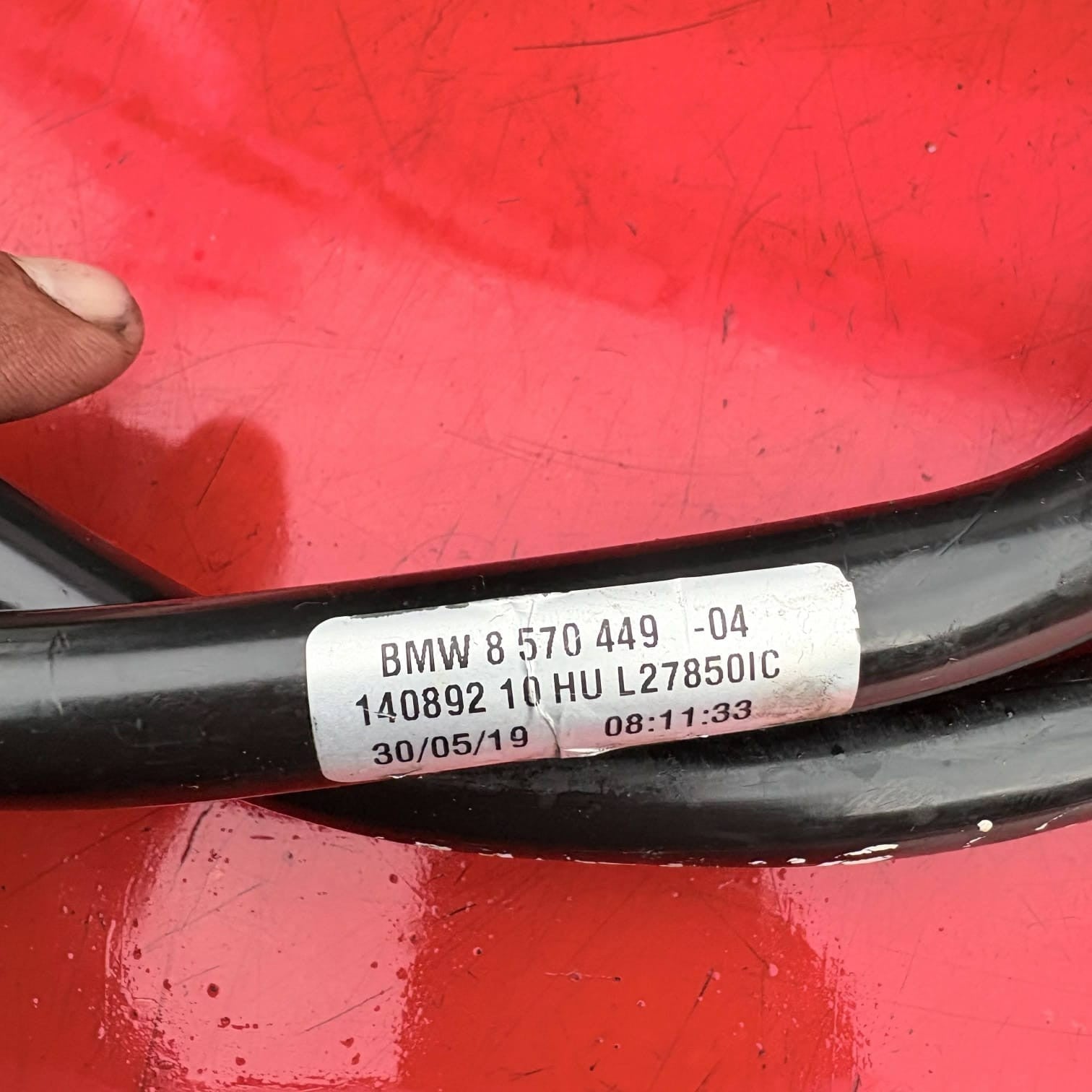 GEARBOX OIL COOLER PIPE FOR BMW 5 series F10 F11 2.0 Diesel B47D20A 8570449 2019