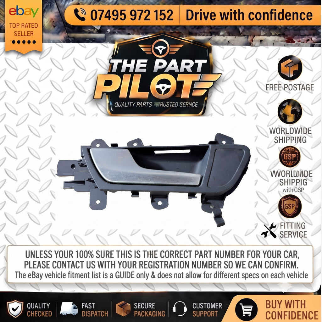 Audi A4 S4 B8 8K Saloon Avant Rear Left Interior Door Handle 2008-2015 8K0839019