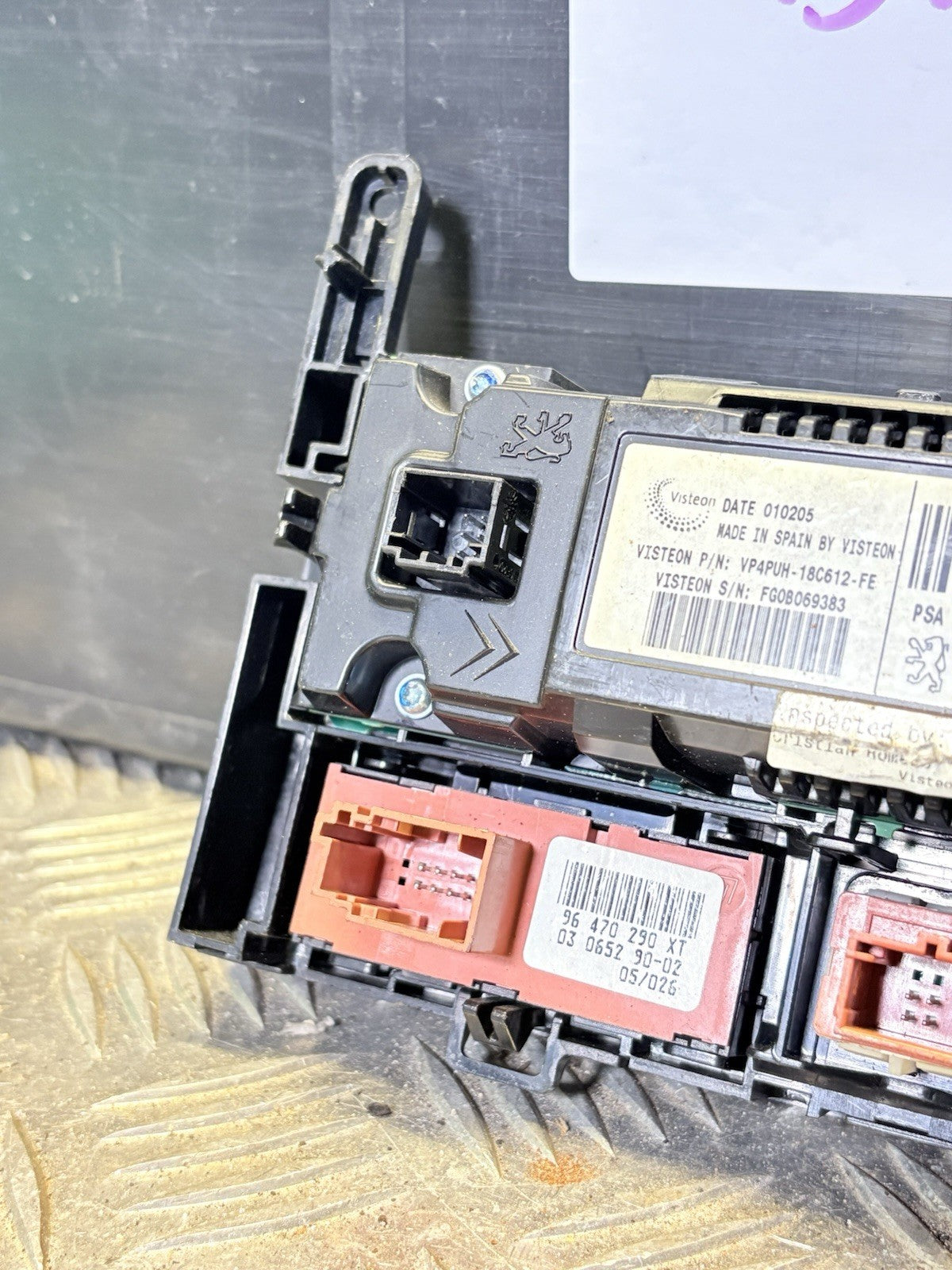 Peugeot 407 Climate Control Panel Switch Unit AUTO A/C 96573322 96491577XT