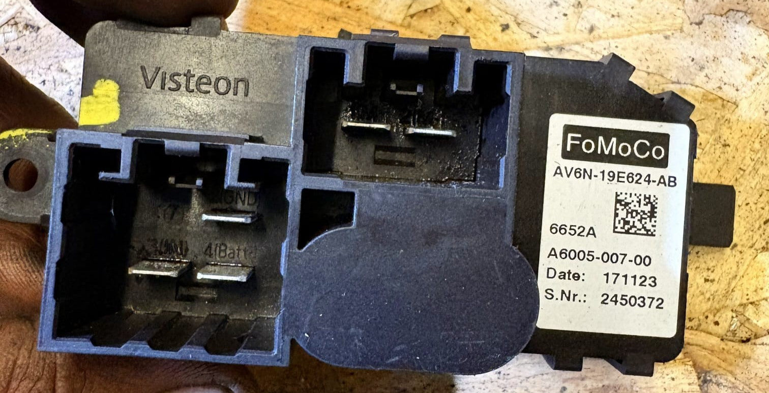 2018 FORD C-MAX GRAND 1.5 DIESEL HEATER BLOWER MOTOR RESISTOR A6005-007-00