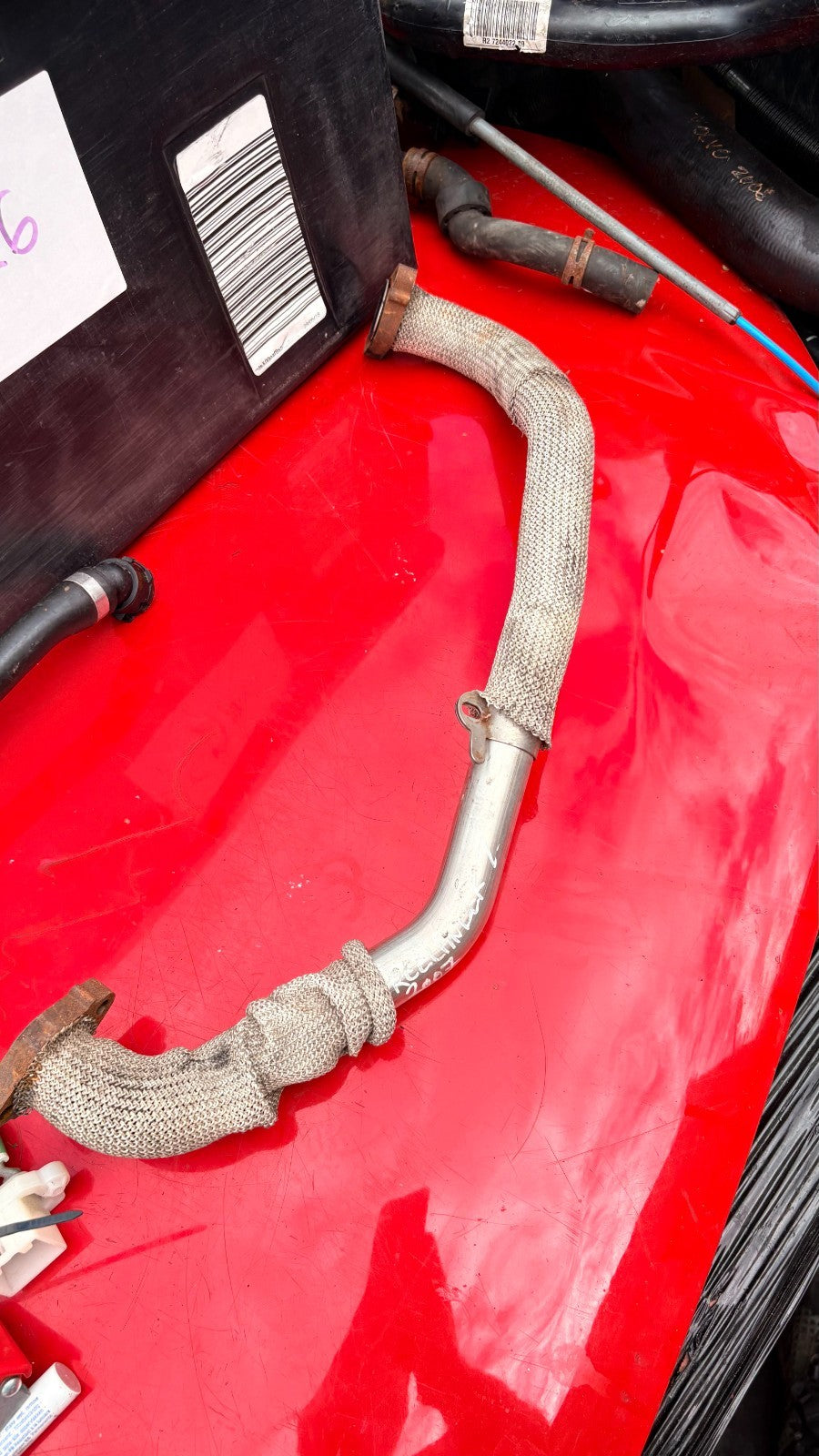 Land Rover Freelander 2 Egr Valve Cooler Pipe Hose 2007