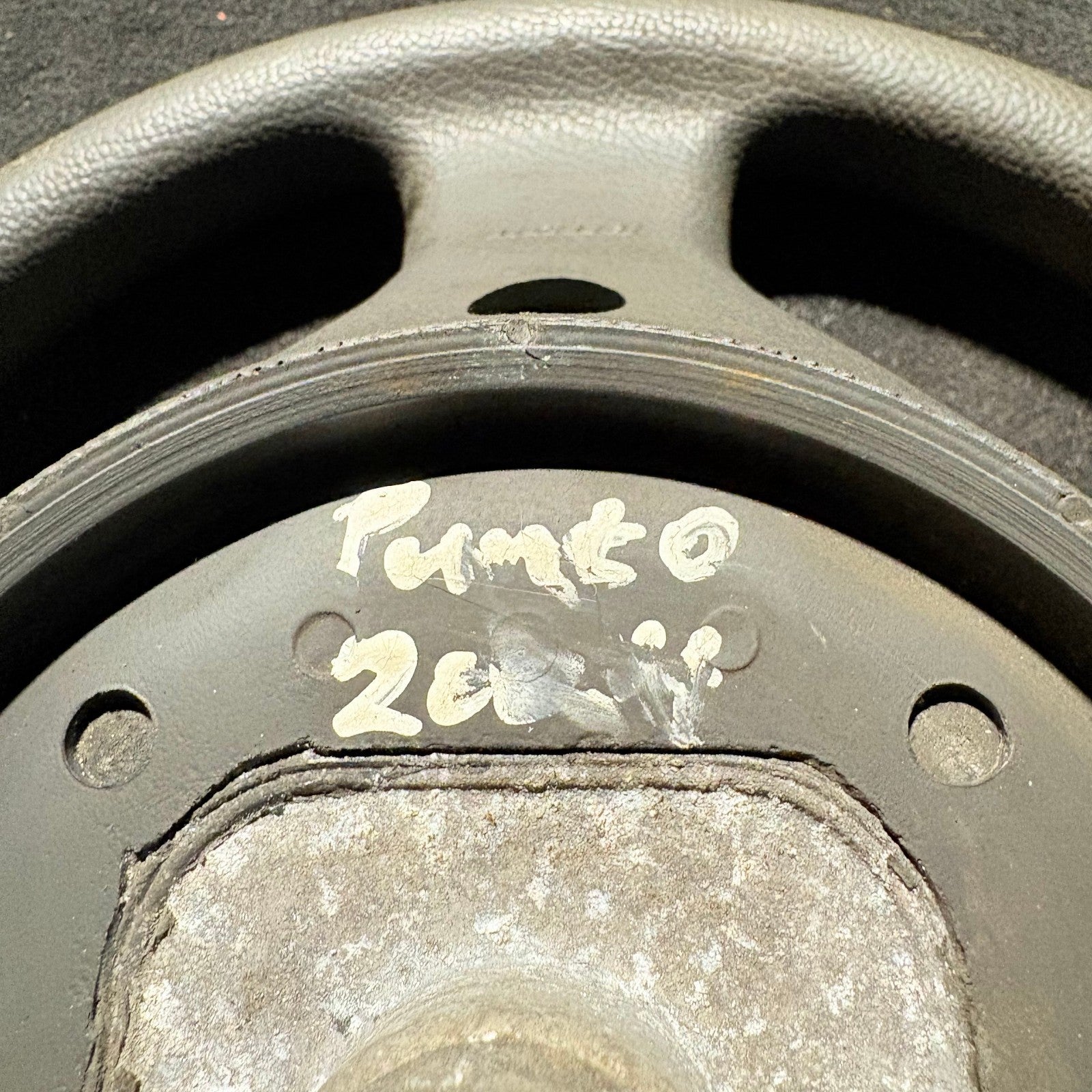 Fiat Punto Mk2 188 Steering Wheel Grey 3 Spoke TRW 1351C510 1999-2012