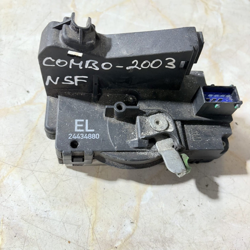 Vauxhall Combo C Mk2 NSF Front Left Door Lock 24434880 2002-2011
