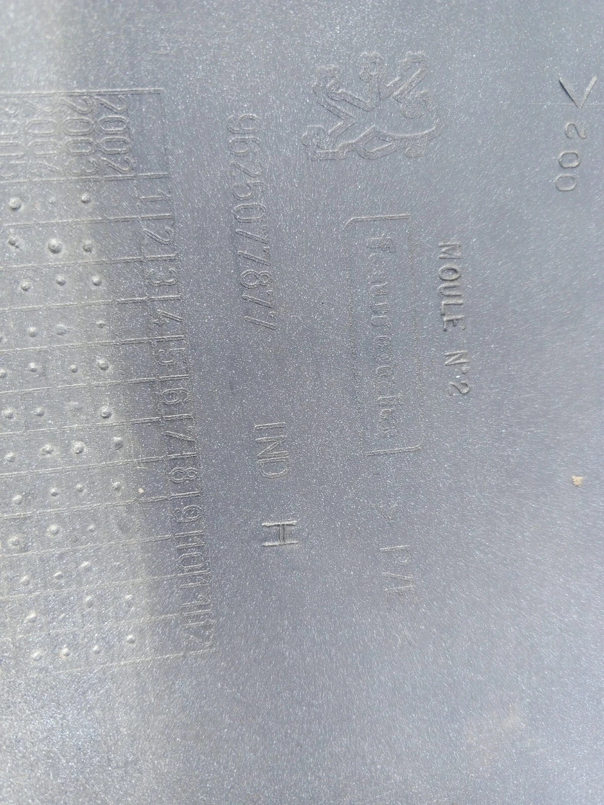 7410T1 HINTERE STOSSSTANGE / 2328645 FUR PEUGEOT 206 HATCHBACK 2A/C 1.4 HDI EC