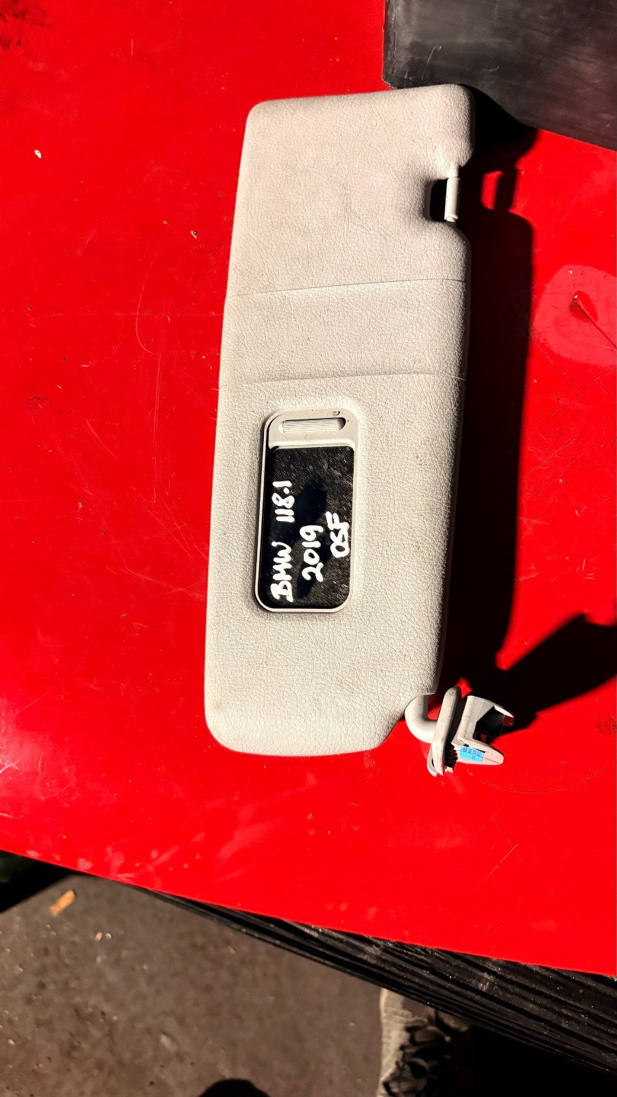 2019 BMW 118i Drivers Side O/S/F Sun Visor