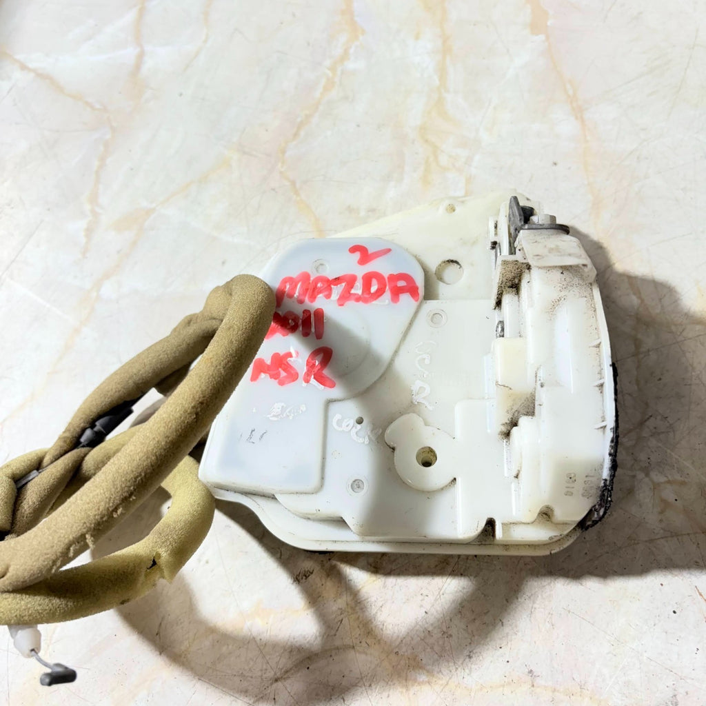 2011 MAZDA 2 PASSENGER REAR LEFT DOOR LOCK