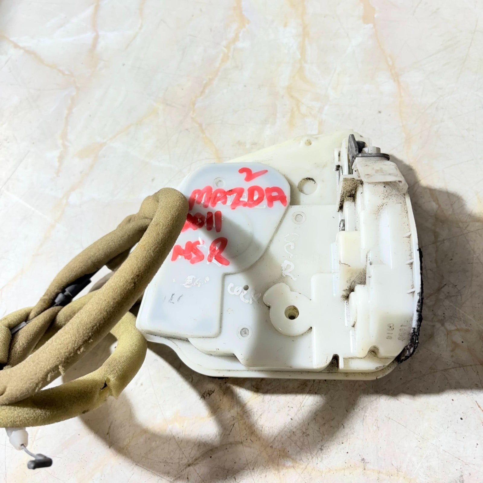 2011 MAZDA 2 PASSENGER REAR LEFT DOOR LOCK
