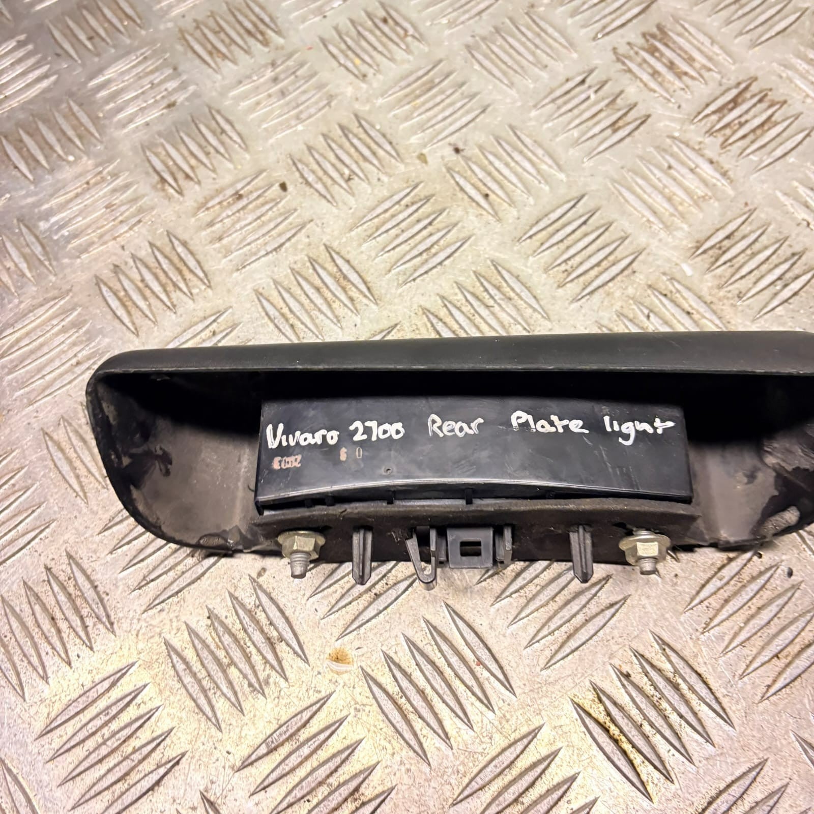 Vauxhall Vivaro/Renault Trafic REAR NUMBER PLATE LIGHT P/N 93854773