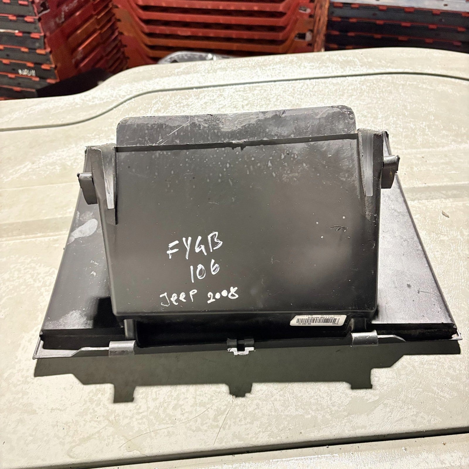 2008 Jeep [MODEL] Glove Box Compartment Assembly Dashboard Storage Door Lid