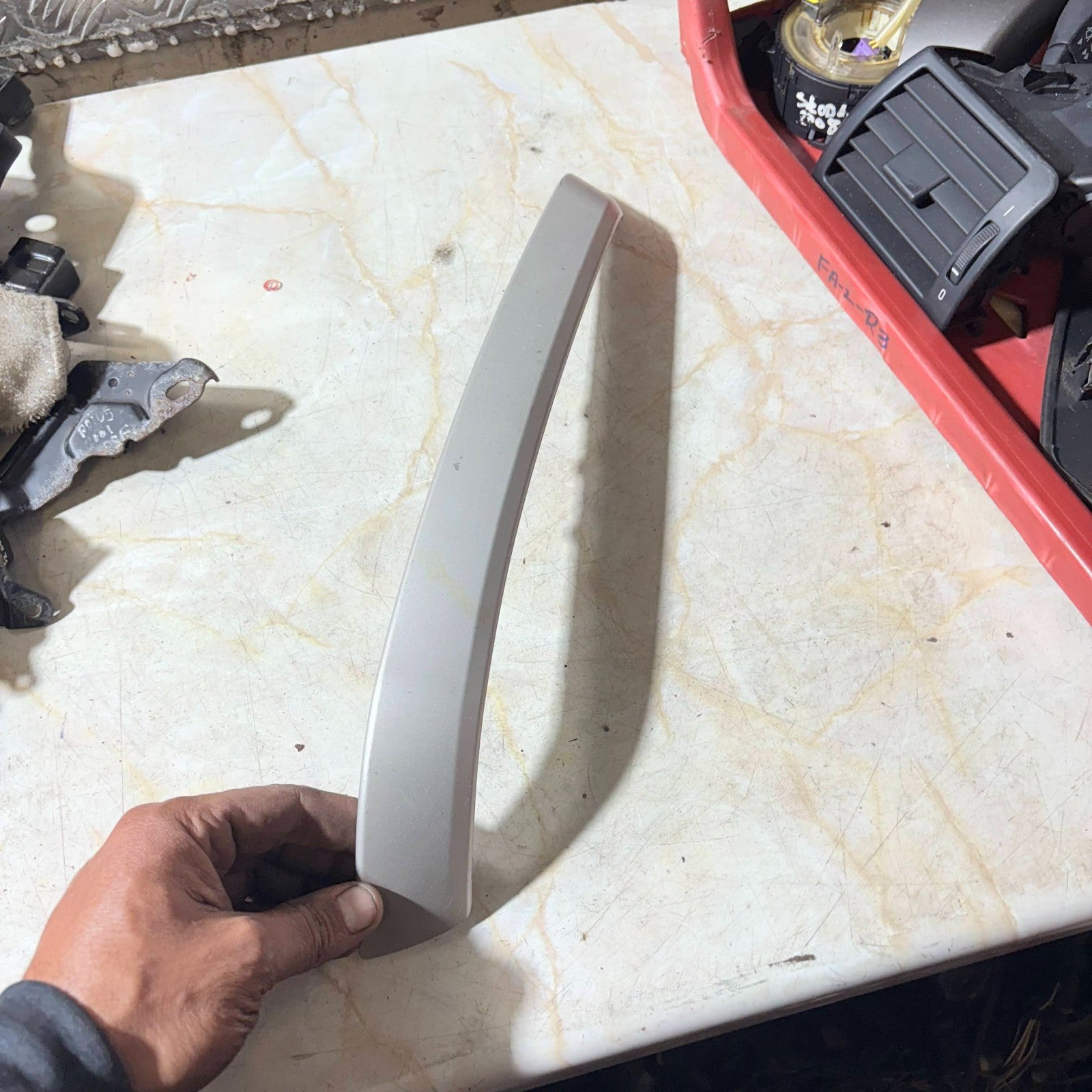 BMW E90 E91 Rear Right Door Interior Trim Titan Silver 7121478 51427121478