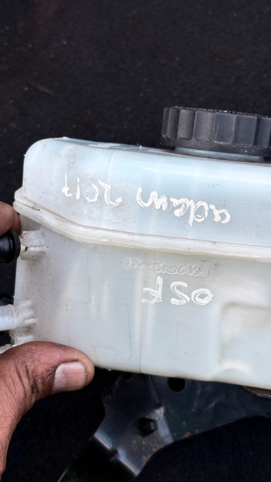 Vauxhall Adam 2017 Petrol Brake Fluid Reservoir Tank 0204051244