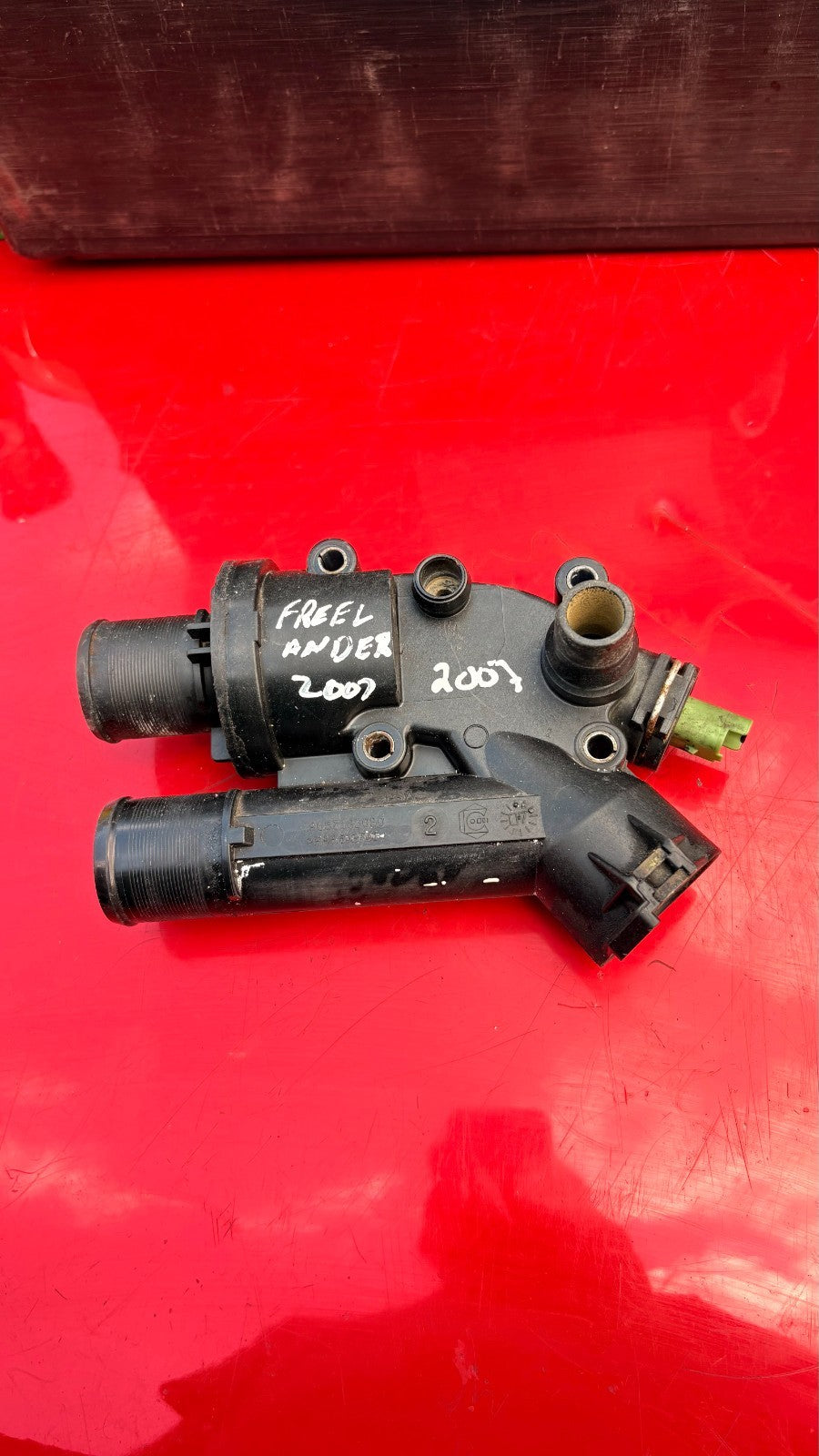 LAND ROVER FREELANDER 2.2 2007 COOLANT THERMOSTAT HOUSING 9657182080