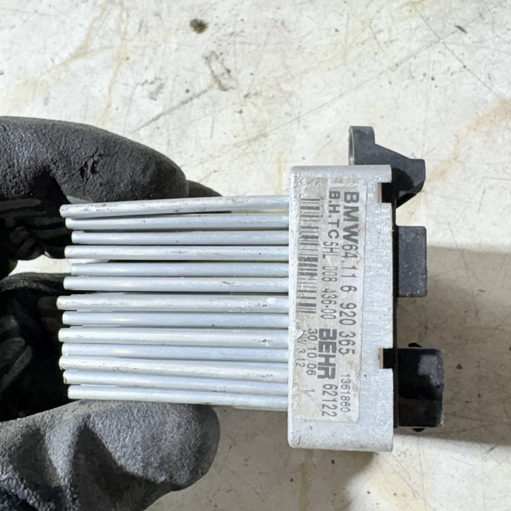 2006 BMW 325CI HEATER BLOWER MOTOR RESISTOR 5HL00843600