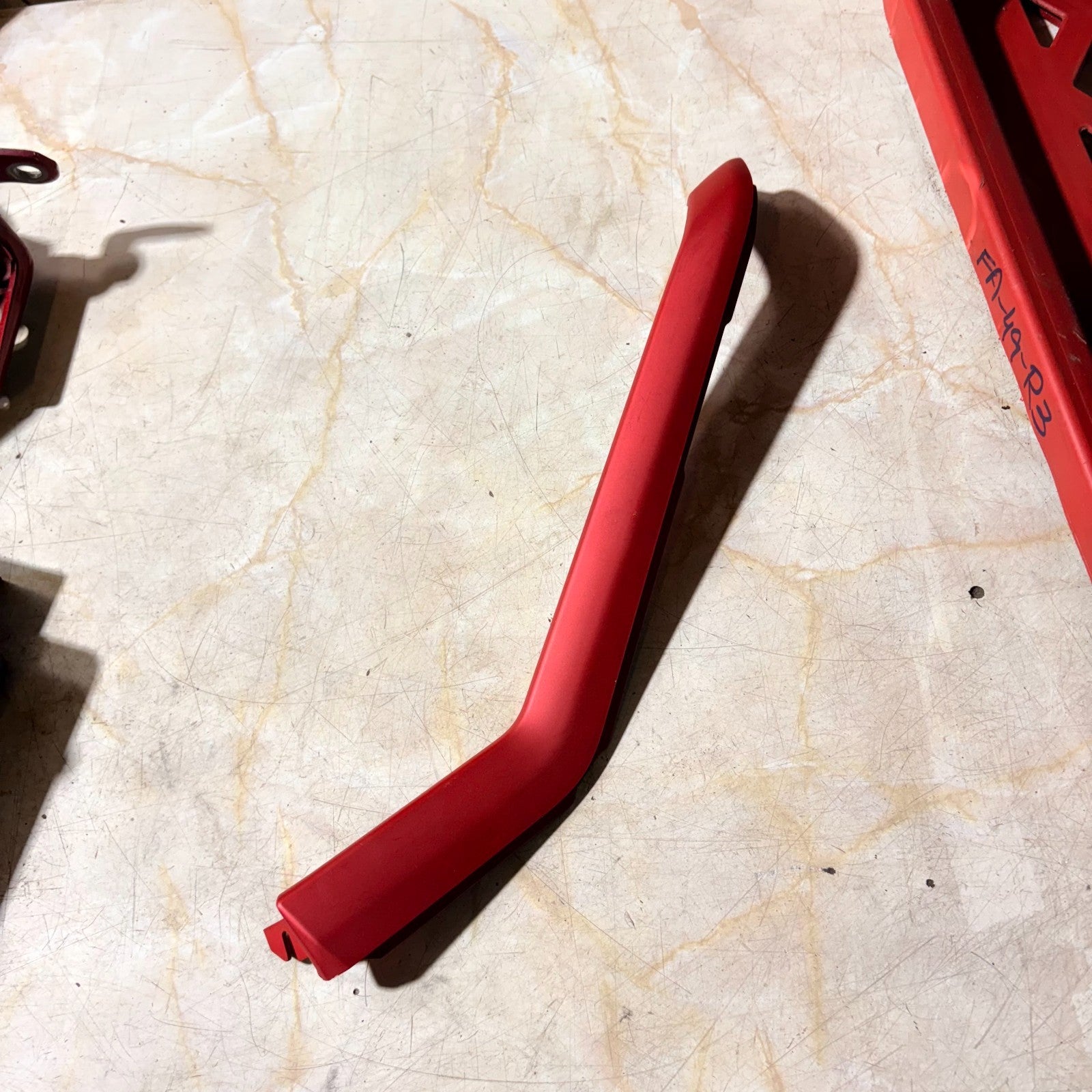 VW Polo Mk6 AW 2017-2021 Front Grille Moulding Trim LH N/S Red