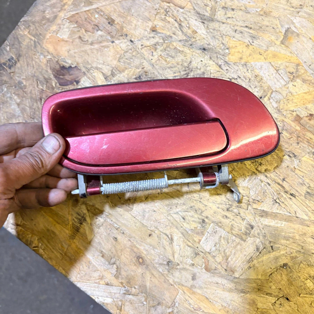 Volvo S60 Mk1 P24 2000-2010 OSR Rear Right Outer Door Handle Red Burgundy