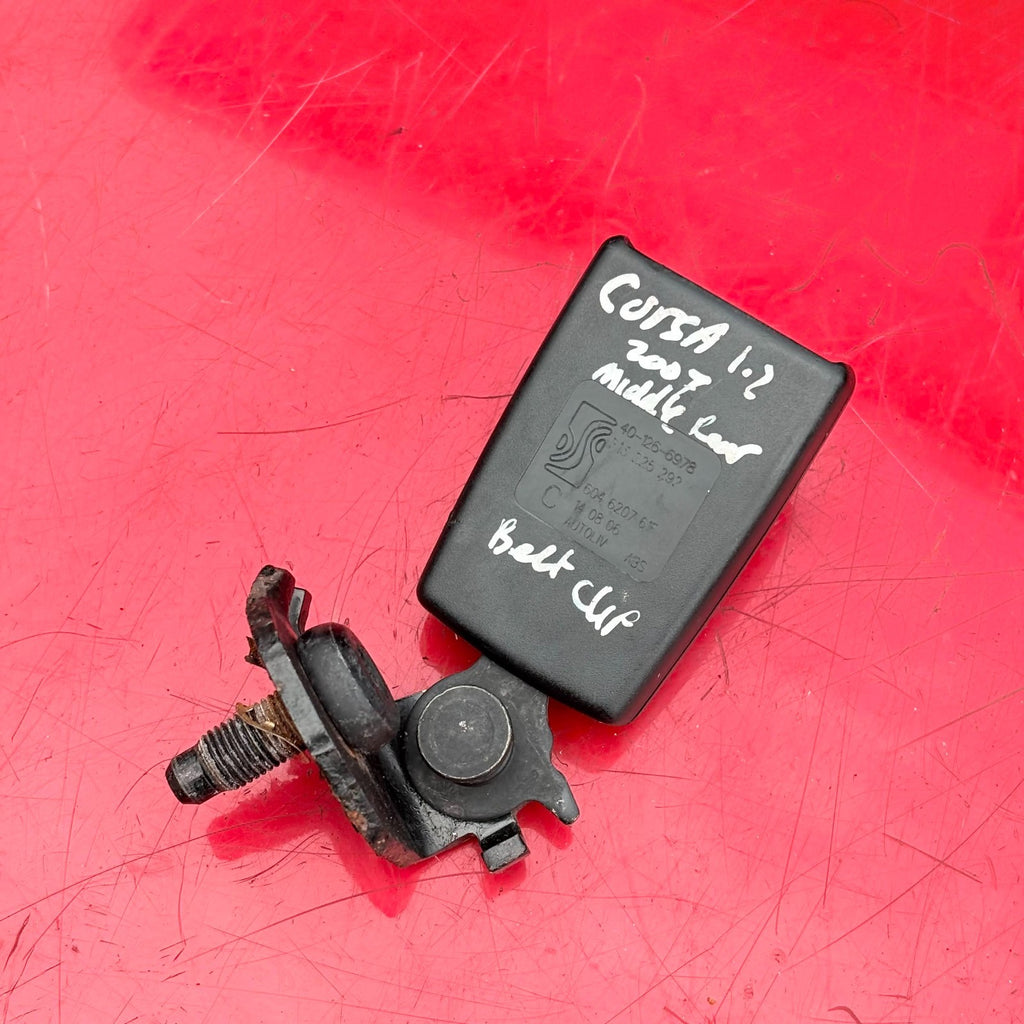 VAUXHALL CORSA 2007 MIDDLE REAR BELT CLIP 40-126-6978