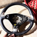 2008 Peugeot 307 Steering Wheel 3-Spoke Black/Silver SV-3503505 2 RHD