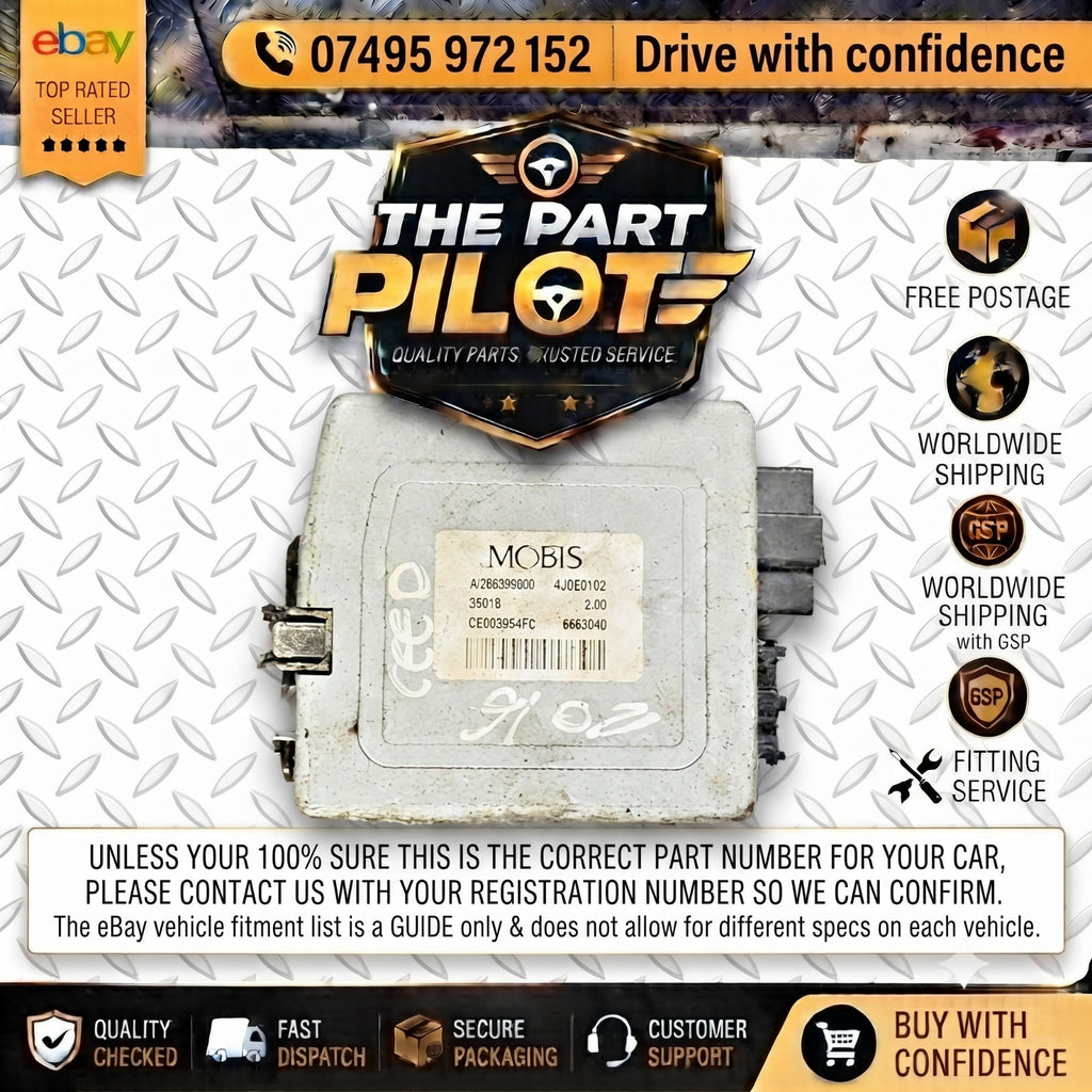 Kia Ceed Mk2 JD 2015-2018 Power Steering ECU Module A256399800 4JDEC102