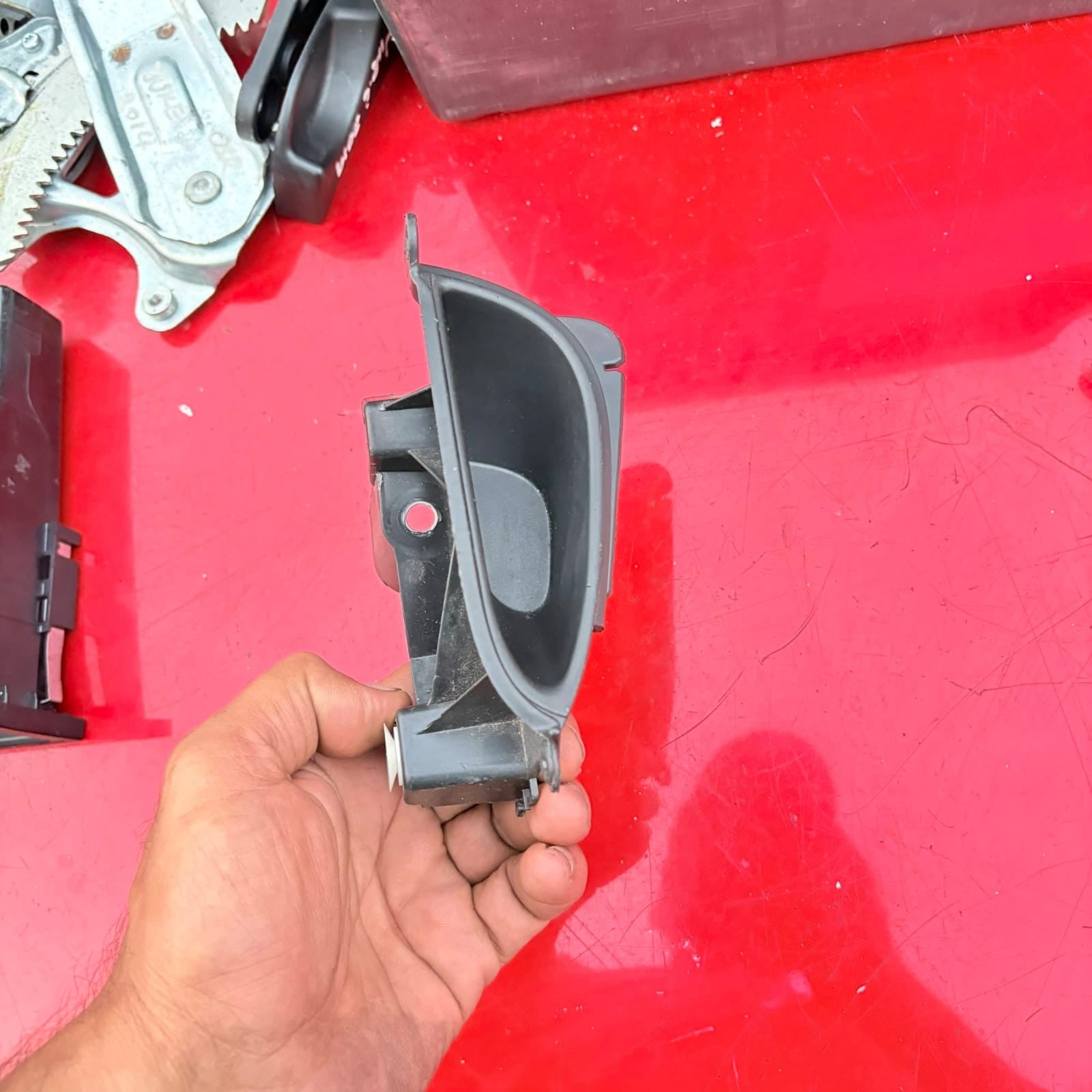 Mini ClubmanR55Tray Trim Rear Right Handle Side Storage Carbon Black2756025-2011