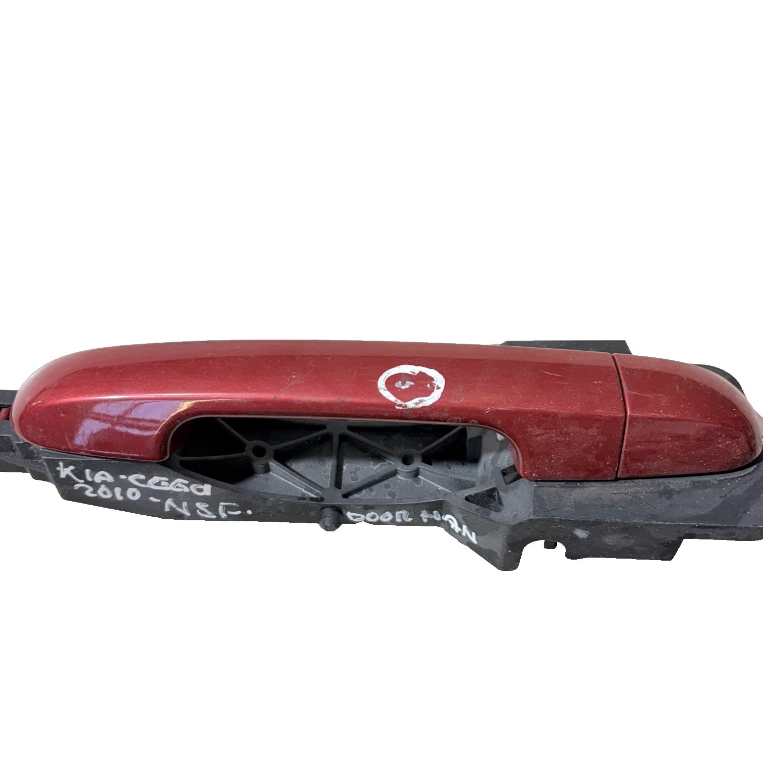 Kia Ceed 2010 Front Passenger Door Handle Exterior Red NSF 176379104587
