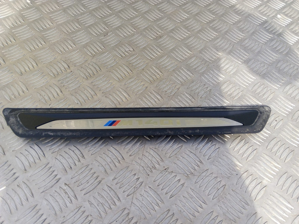 2012-2019 BMW 1 SERIES M140i FRONT DRIVERS SIDE DOOR SILL TRIM 7289218-258918-10