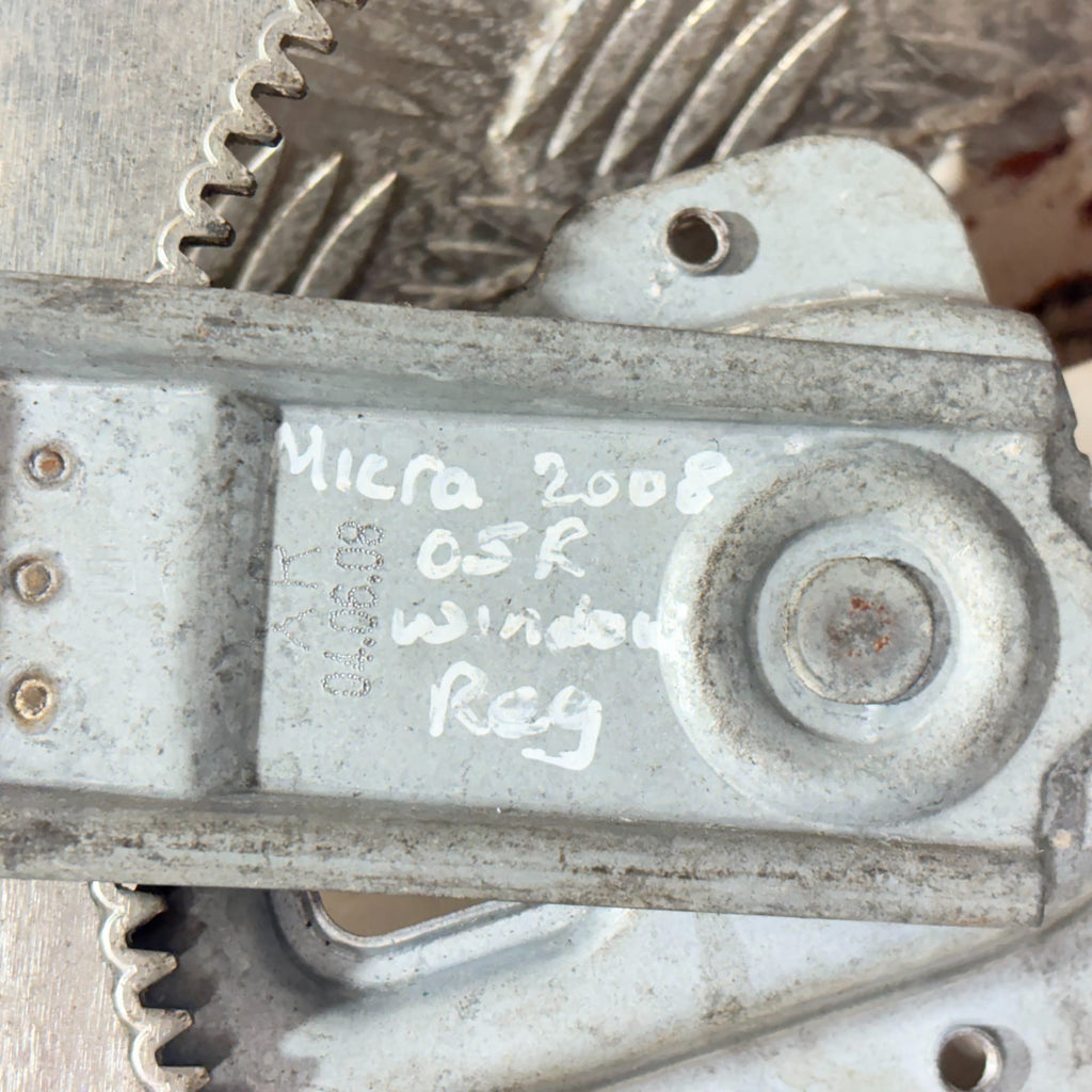 Nissan Micra K12 2007-2010 OSR Rear Right Manual Window Regulator 82720AX11B