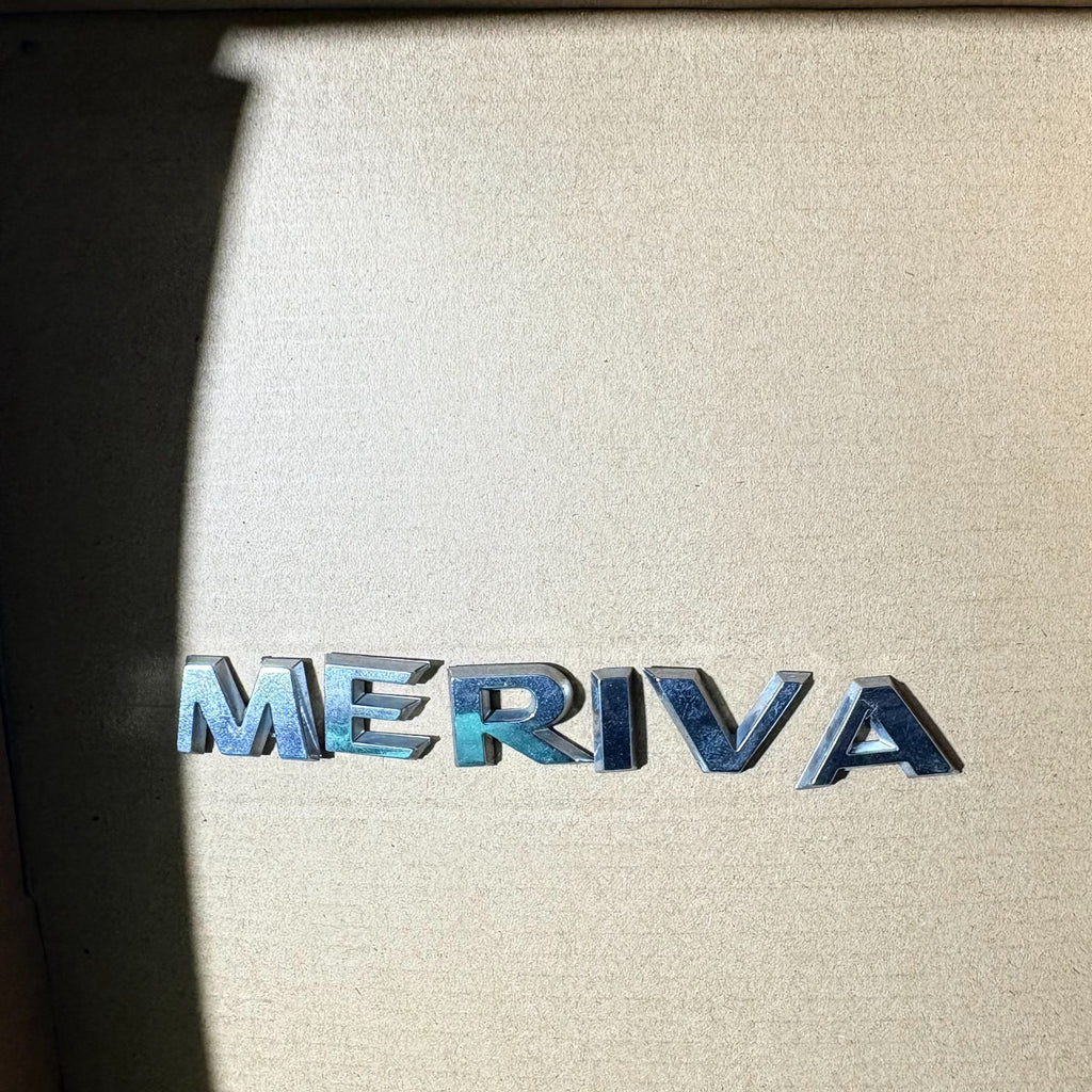 Vauxhall Meriva A B 2003-2017 Rear Boot Tailgate Chrome Lettering Badge