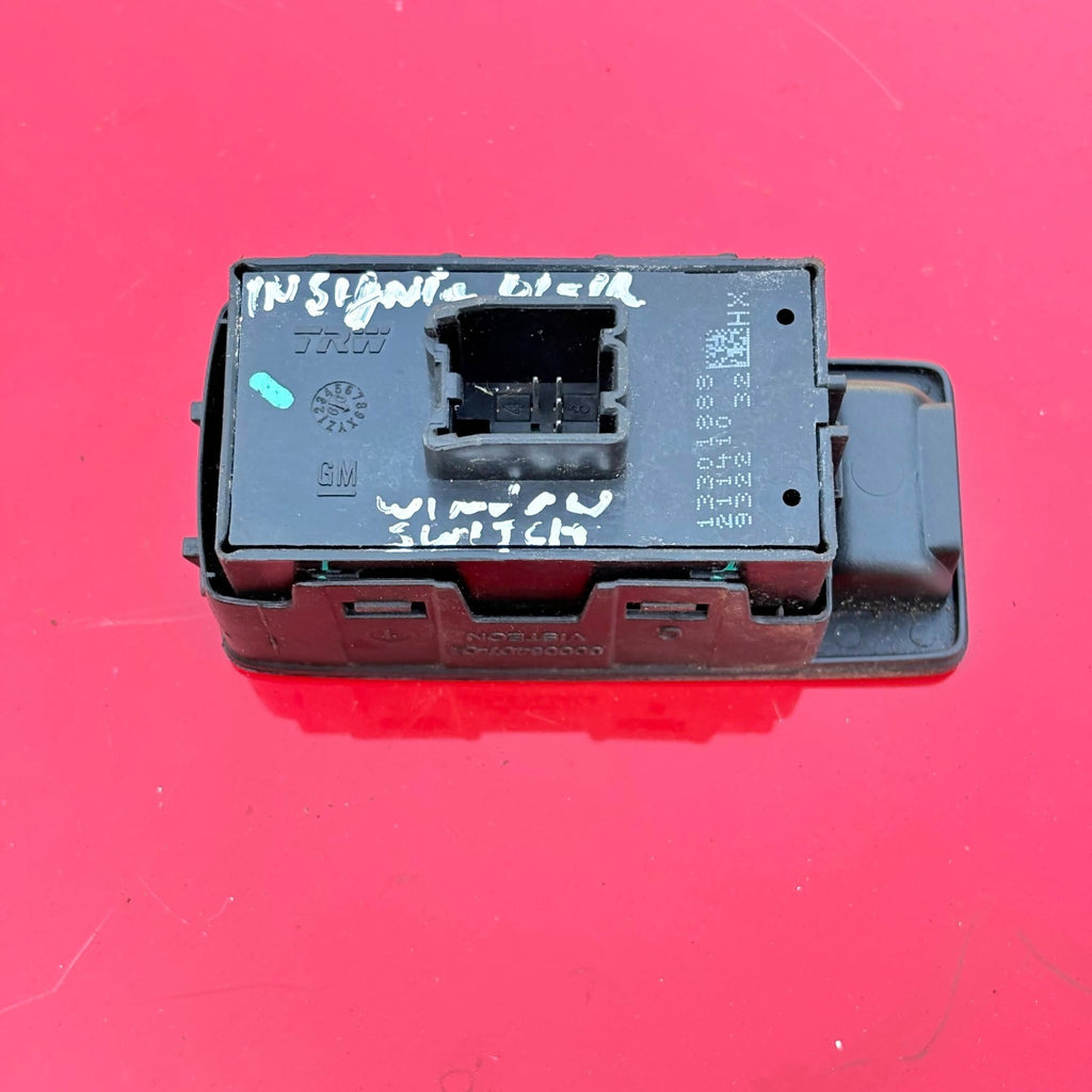 Vauxhall Insignia Mk1 2008-2017 Rear Right Window Switch 13301889 0000840703