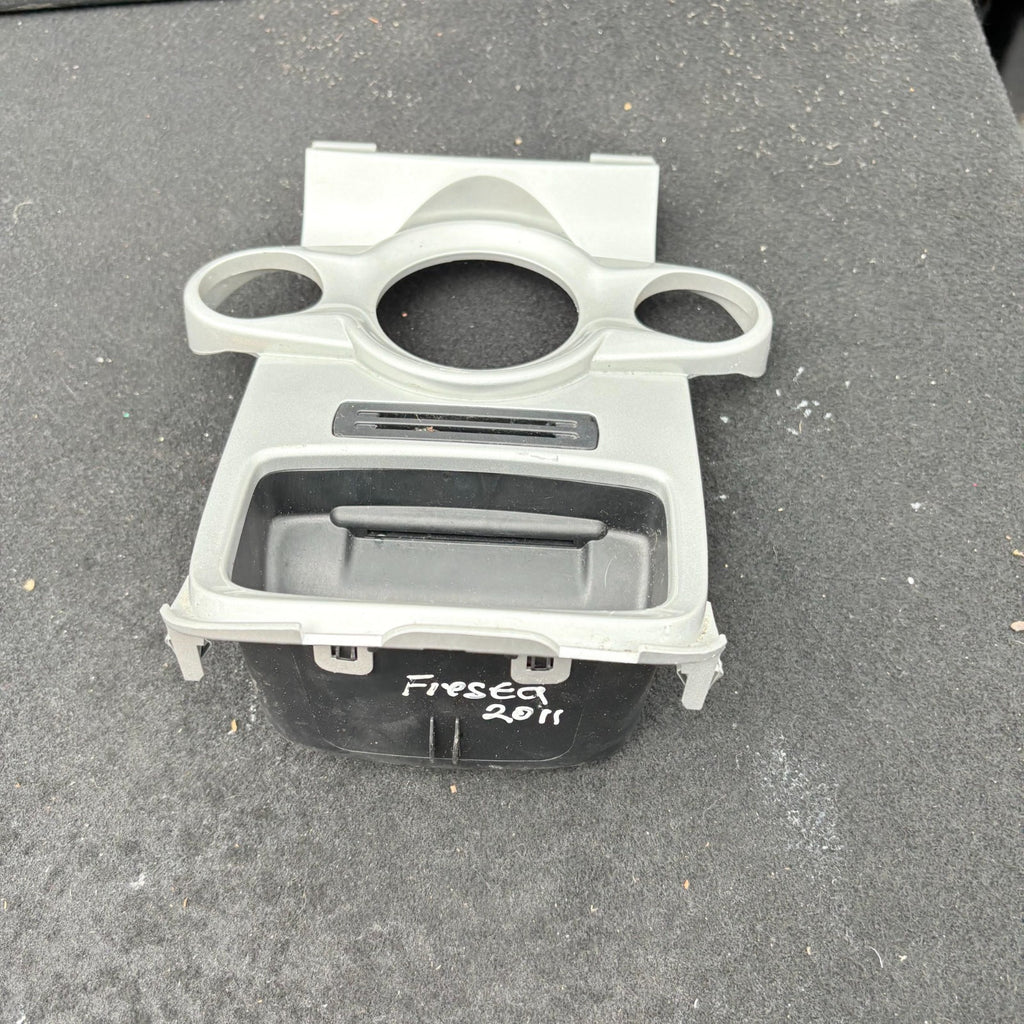 FORD FIESTA 2011 HEATER DIALS CONTROLS SURROUND TRIM SILVER 8A61-18D422-BGW