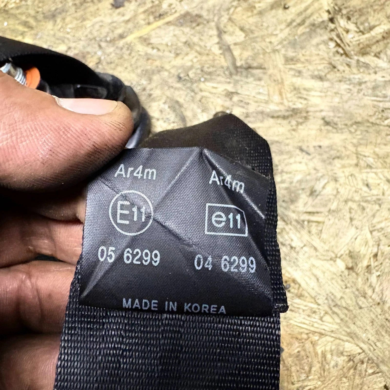 Kia Rio UB 3dr Hatchback 2011-2017 Nearside Rear Seat Belt 89810-1W100HCS