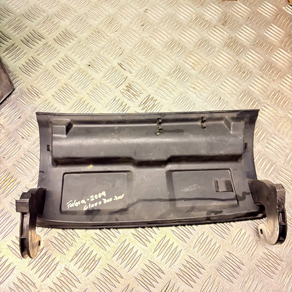 Skoda Fabia Mk2 5J 2010-2014 5 Door Lower Glove Box Lid Door Black 375103