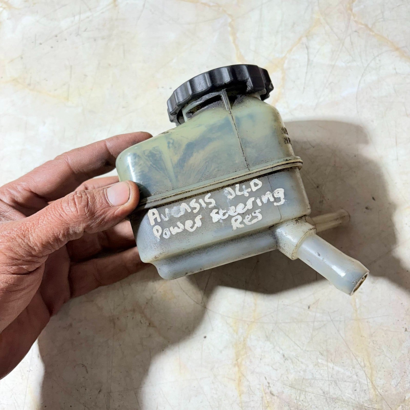 Toyota Avensis T25 D-4D Power Steering Fluid Reservoir Tank & Cap 2003-2009